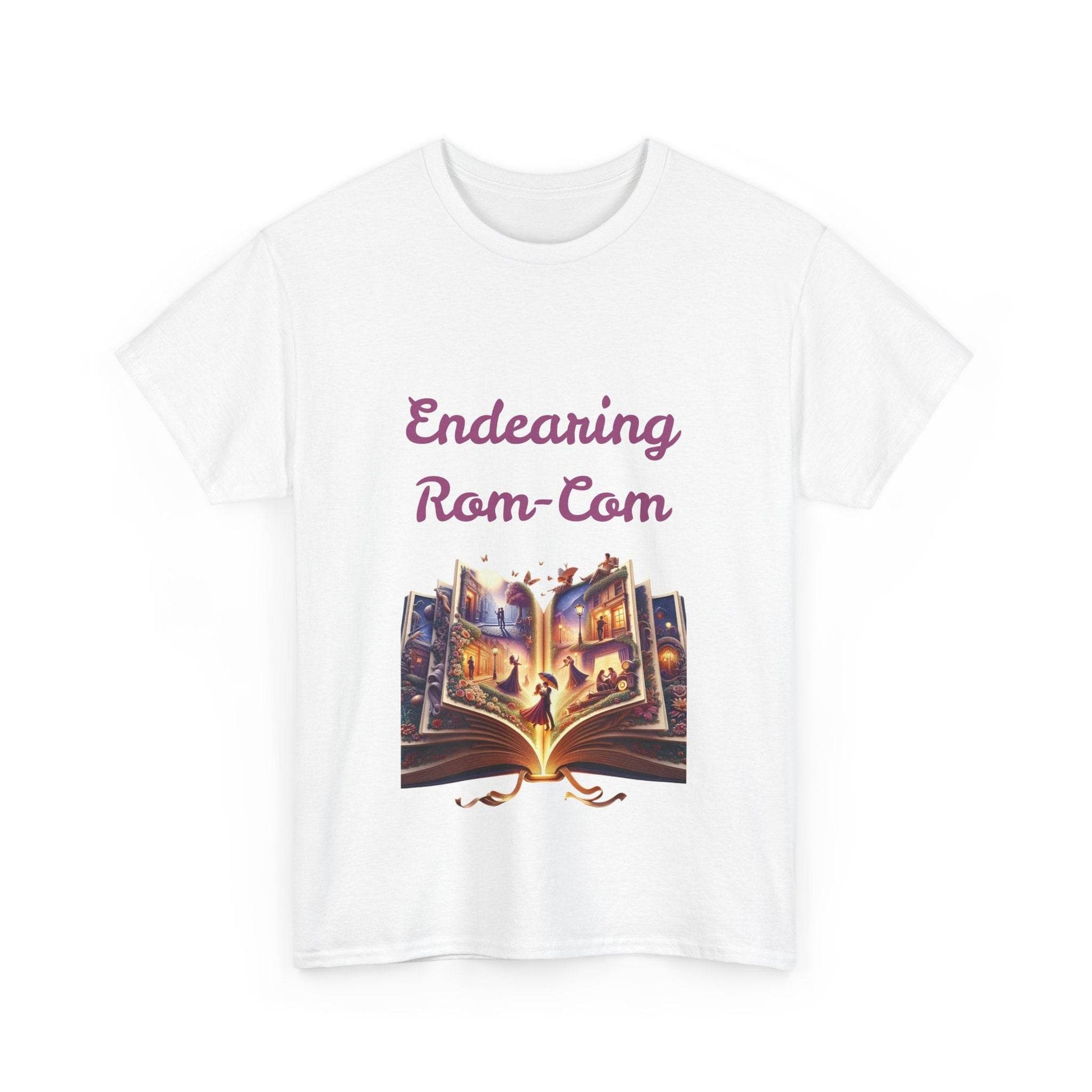 Endearing - Unisex Heavy Cotton Tee - Rom-Com Books - The Dreamer's Bookshop.