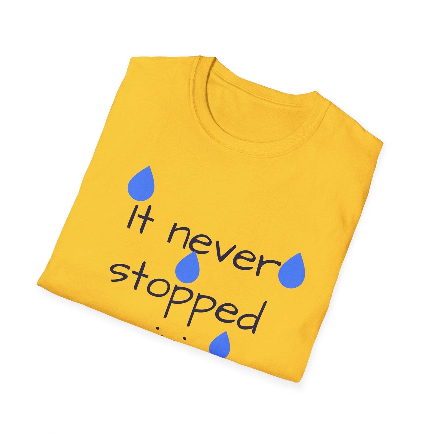 Inspirational Unisex Softstyle T-Shirt - 'Umbrella' Motivational Design - The Dreamer's Bookshop.