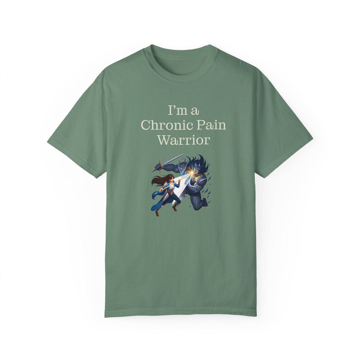 Chronic Pain Warrior Unisex T-Shirt - Empowering Tee for Healthcare Awareness - The Dreamer's Bookshop.