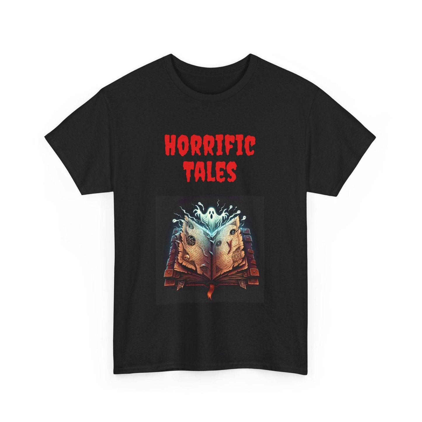 Horrific Tales - A Unisex Heavy Cotton Tee - Perfect for Book Lovers - The Dreamer's Bookshop.