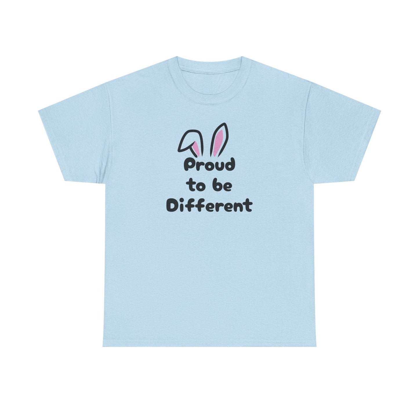 Proud to Be Different Unisex Heavy Cotton Tee - Celebrate Individuality - The Dreamer's Bookshop.