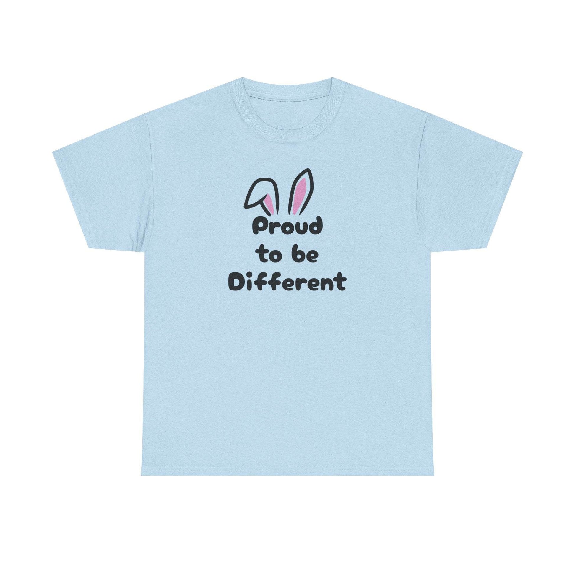 Proud to Be Different Unisex Heavy Cotton Tee - Celebrate Individuality - The Dreamer's Bookshop.