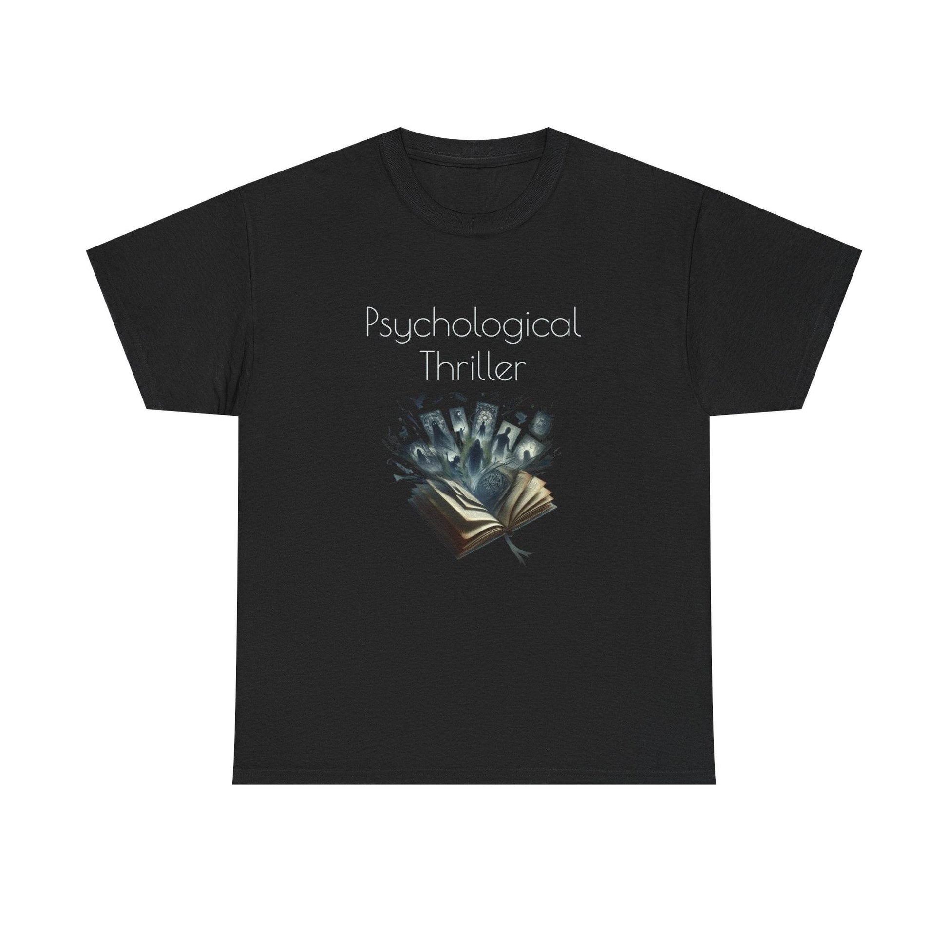 Fiction - Graphic Tee - Unisex Heavy Cotton T-Shirt Psychological Thriller - The Dreamer's Bookshop.