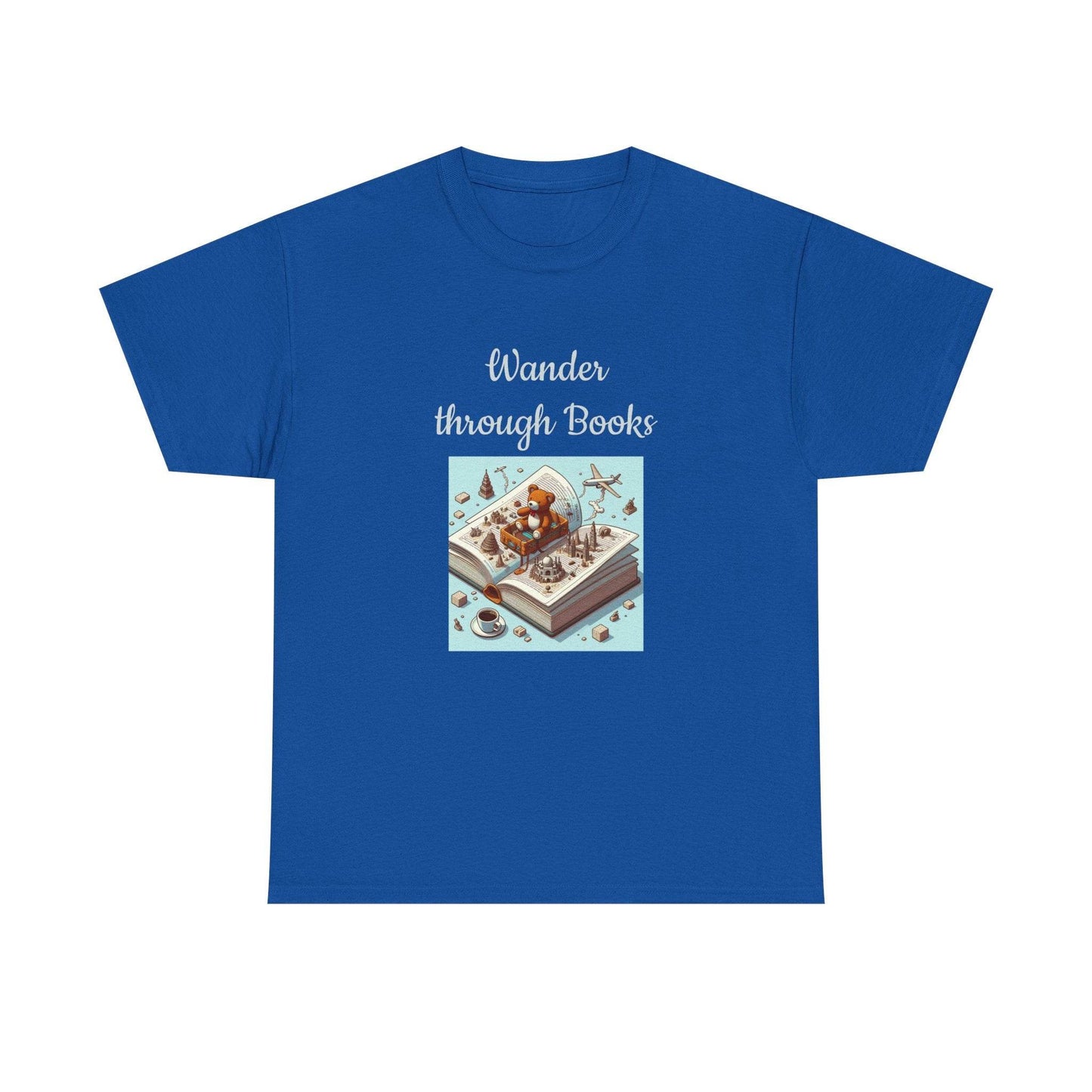 Wander - A Unisex Heavy Cotton Tee - Perfect Gift for Book Lovers - The Dreamer's Bookshop.