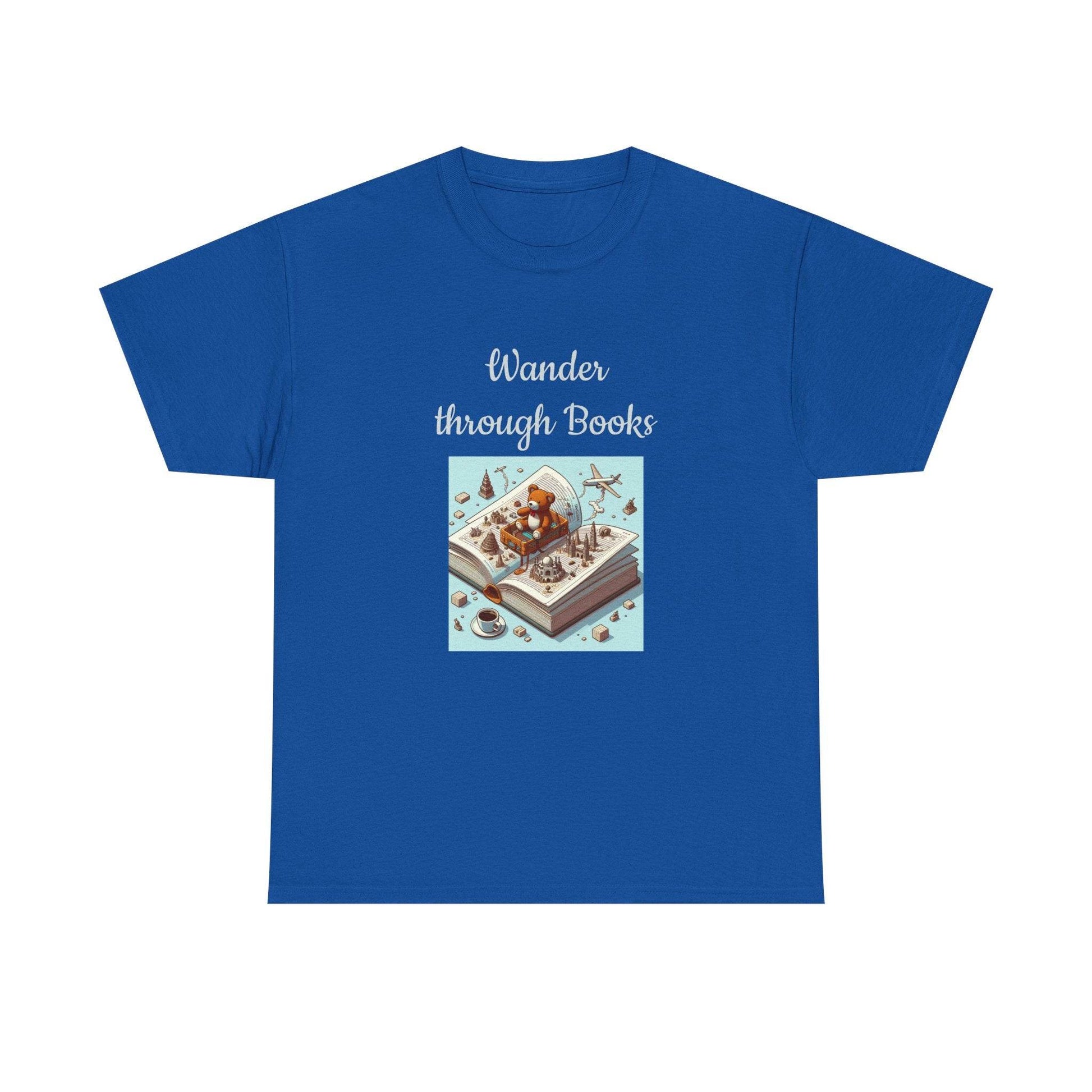 Wander - A Unisex Heavy Cotton Tee - Perfect Gift for Book Lovers - The Dreamer's Bookshop.