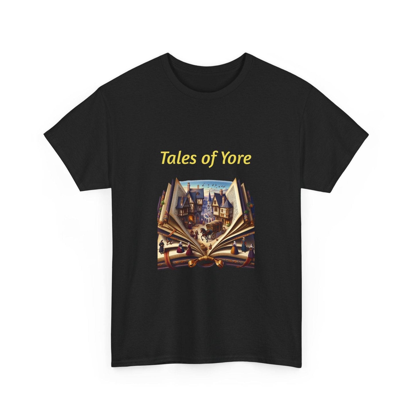 Tales of Yore - Graphic Tee - Unisex Heavy Cotton T-Shirt Historical Books - The Dreamer's Bookshop.