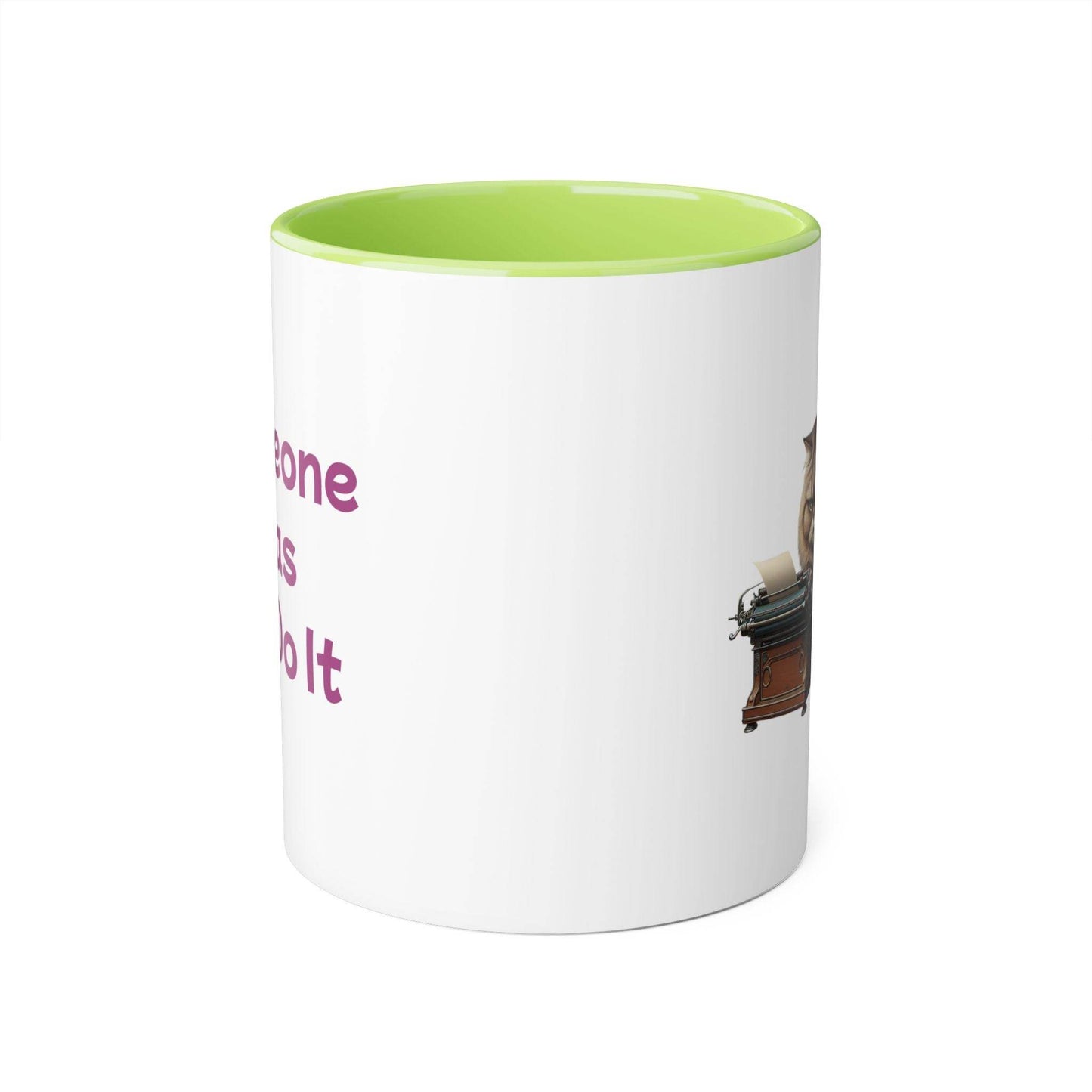 Funny Writer Cat Accent Mug - 11oz Coffee Cup for Book Lovers - The Dreamer's Bookshop.