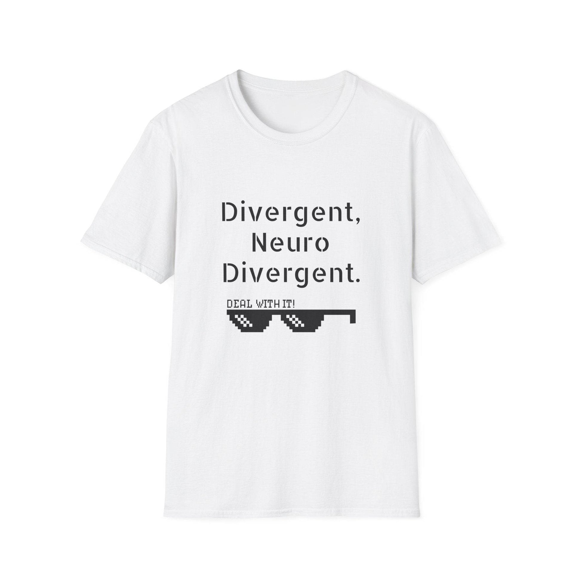Divergent Neuro Divergent T-Shirt - Unisex Softstyle Tee - The Dreamer's Bookshop.