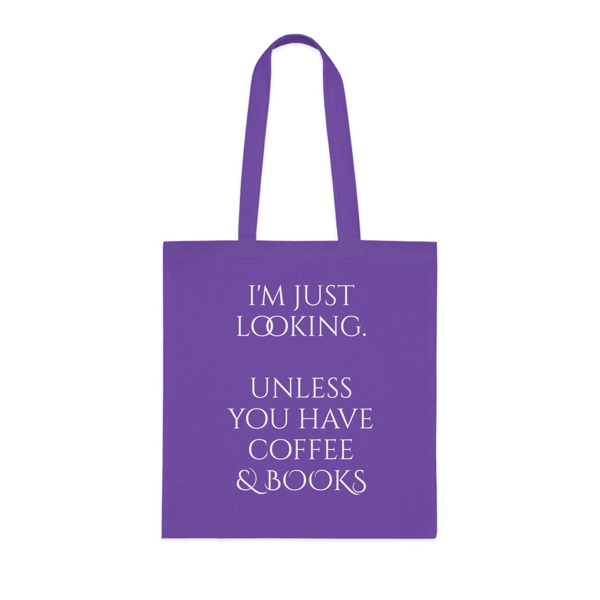 Coffee & Books Cotton Tote - Perfect for Book Lovers - The Dreamer's Bookshop.