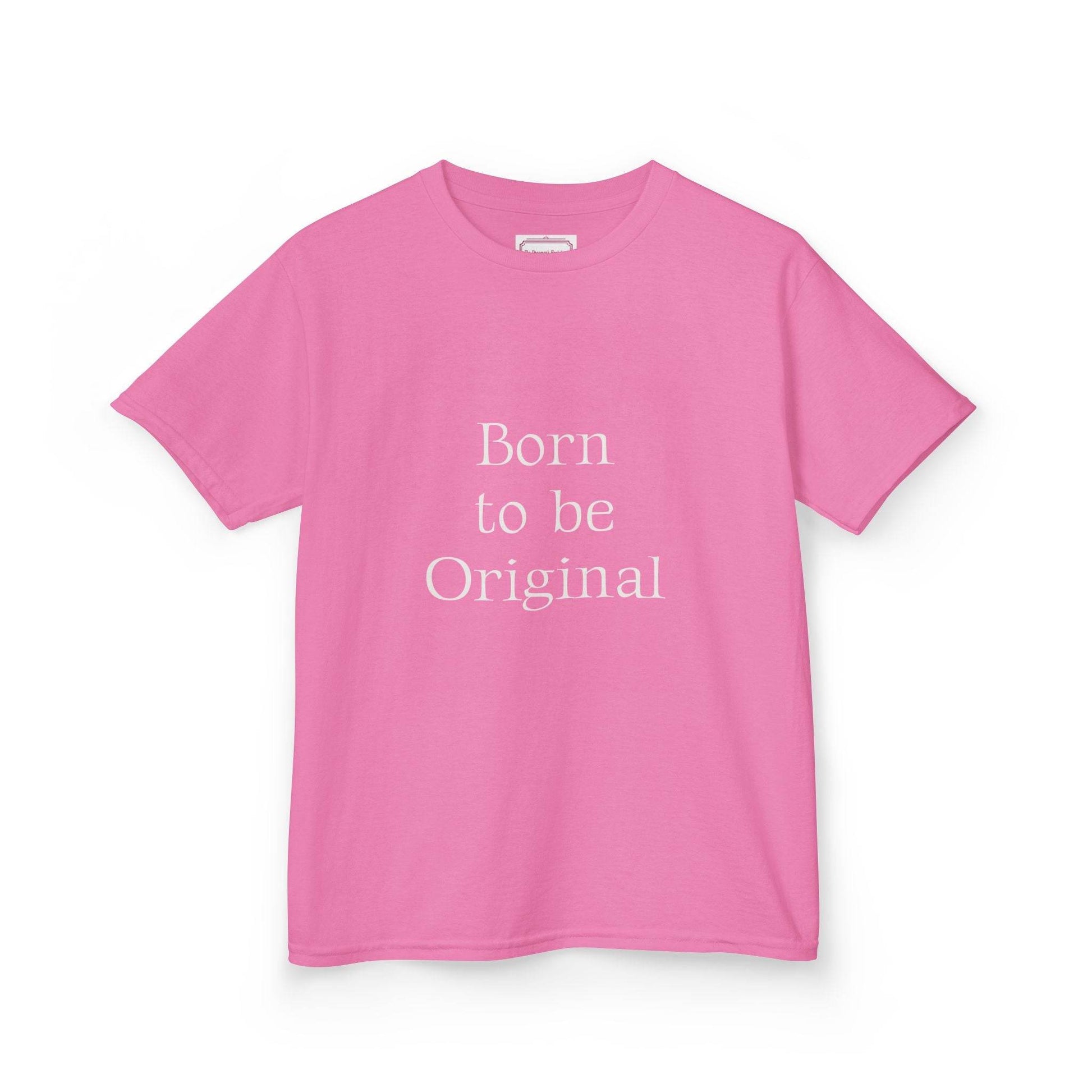 EU - Kids 'Born to be Original' Cotton Tee - Support Young Creators - The Dreamer's Bookshop.