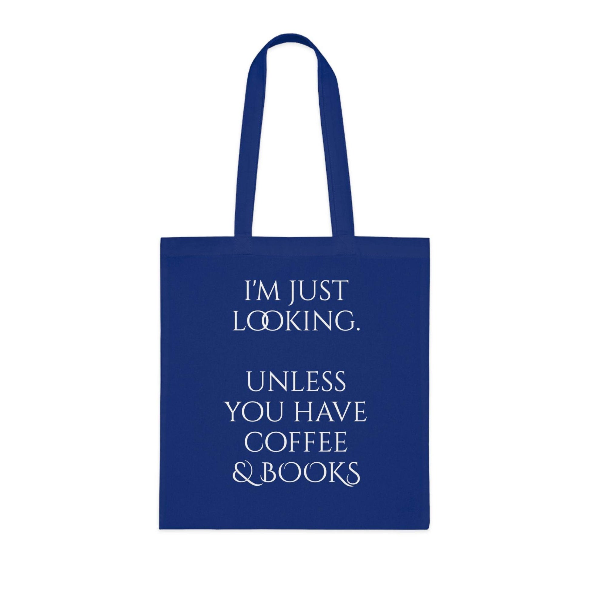 Coffee & Books Cotton Tote - Perfect for Book Lovers - The Dreamer's Bookshop.