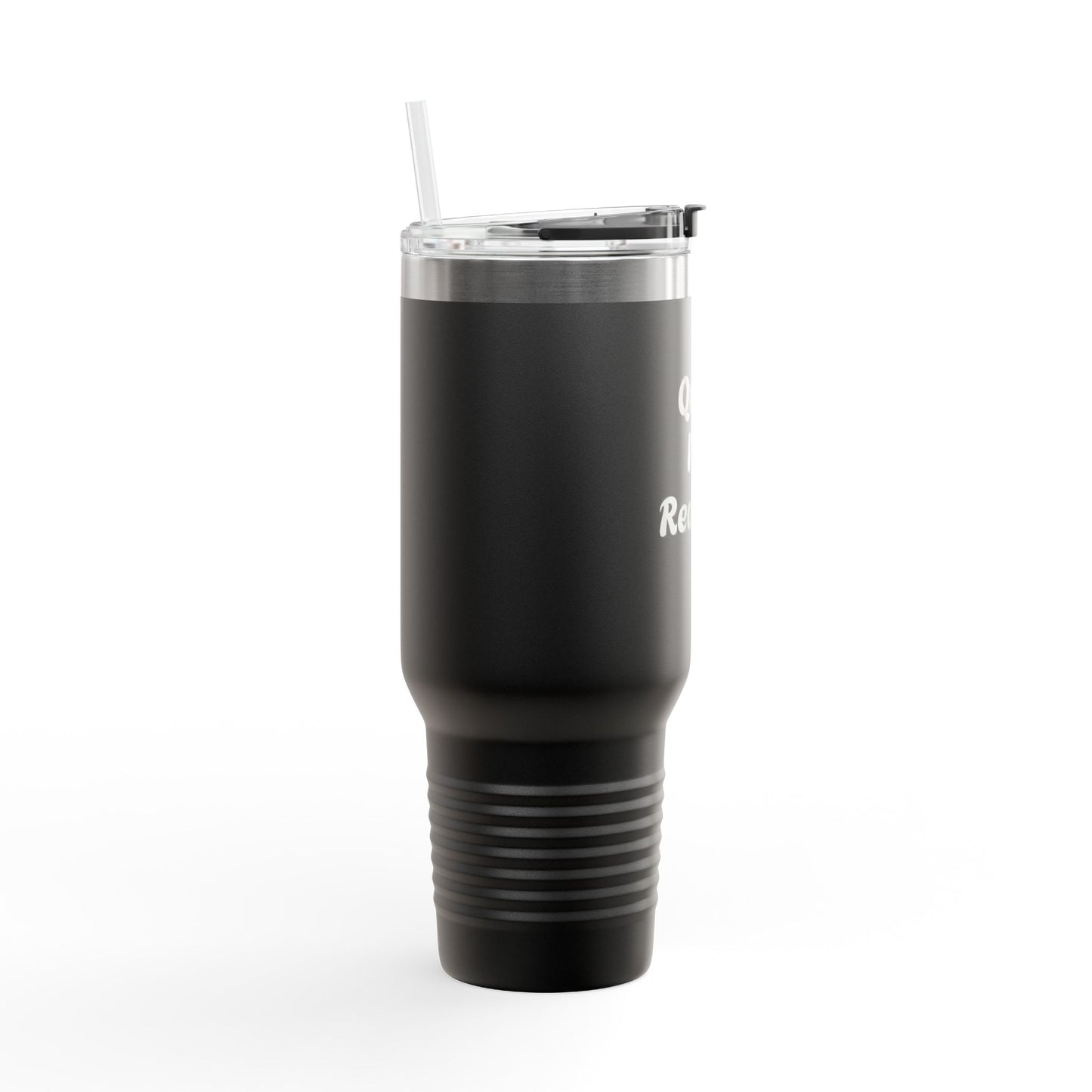 Insulated Travel Mug - "Quiet I'm Reading" - 40oz Coffee Cup for Book Lovers - The Dreamer's Bookshop.