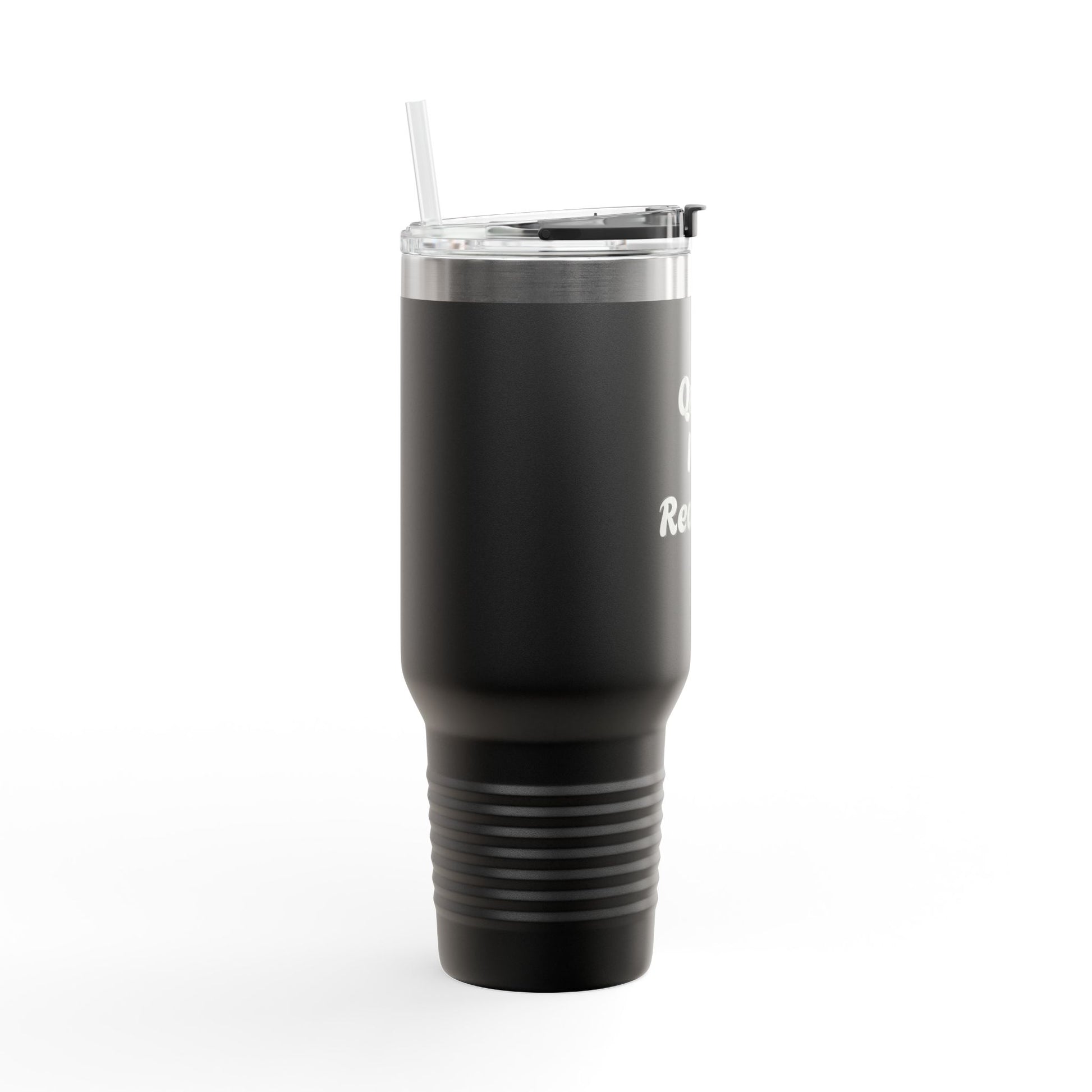 Insulated Travel Mug - "Quiet I'm Reading" - 40oz Coffee Cup for Book Lovers - The Dreamer's Bookshop.