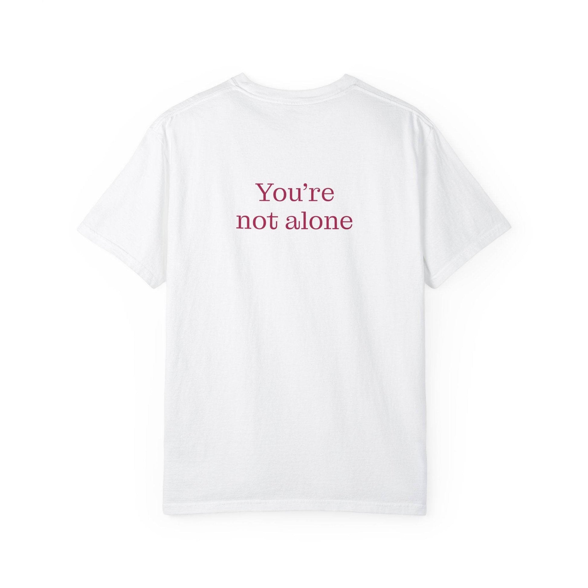 Cancer Survivor Unisex Garment-Dyed T-shirt - Inspirational Motivational Tee - The Dreamer's Bookshop.