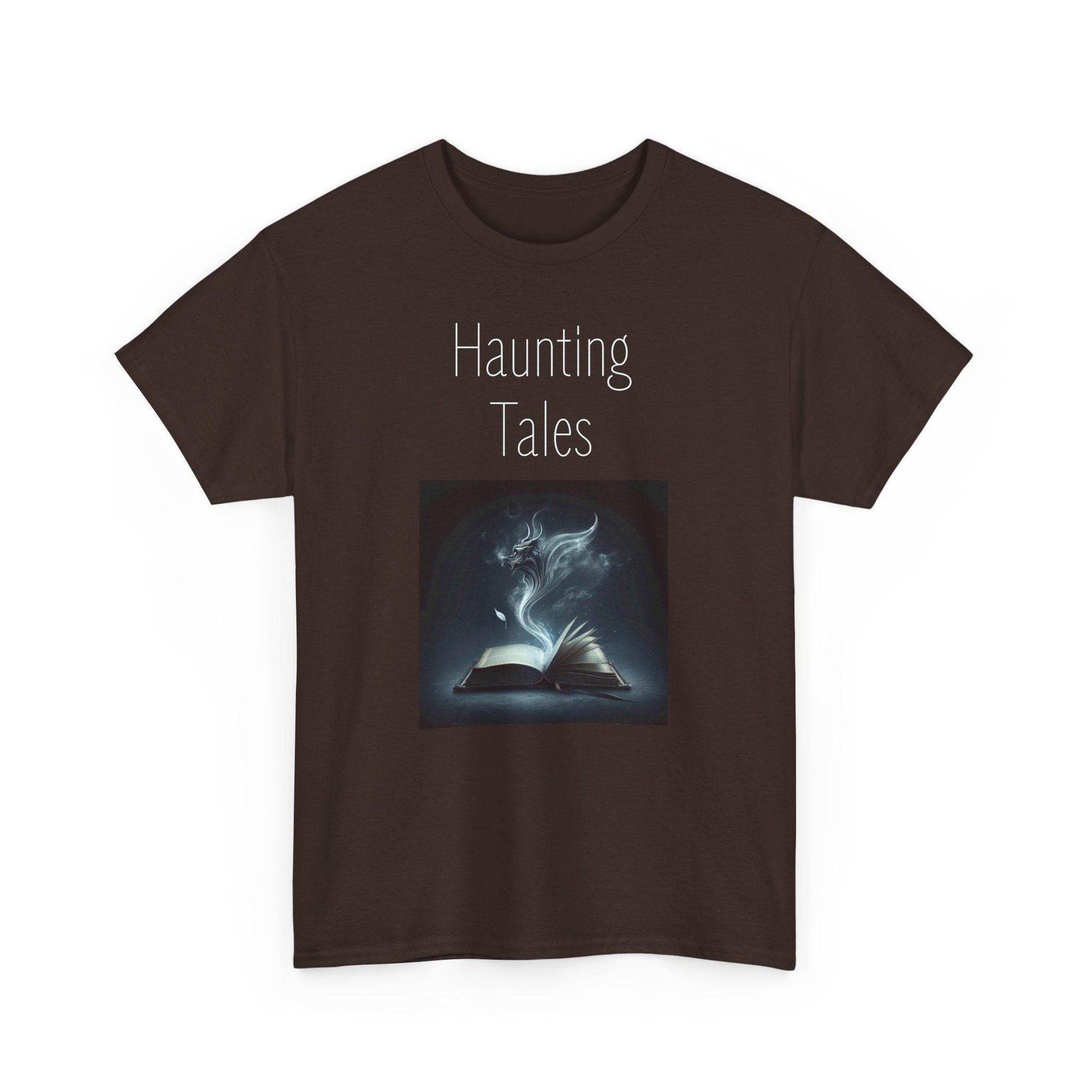 Haunting Tales - A Unisex Heavy Cotton Tee - Perfect Gift for Book Lovers - The Dreamer's Bookshop.