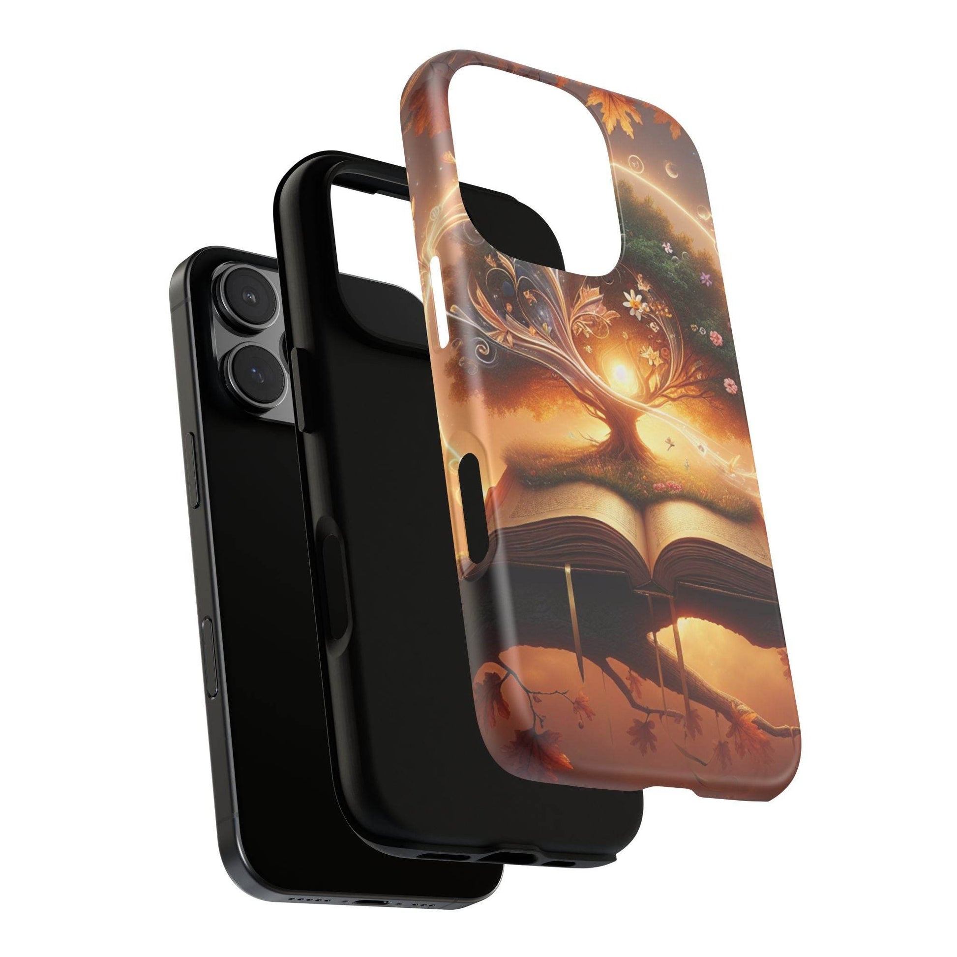 Nature-Inspired iPhone & Samsung Phone Case with Tree of Life Design - The Dreamer's Bookshop.