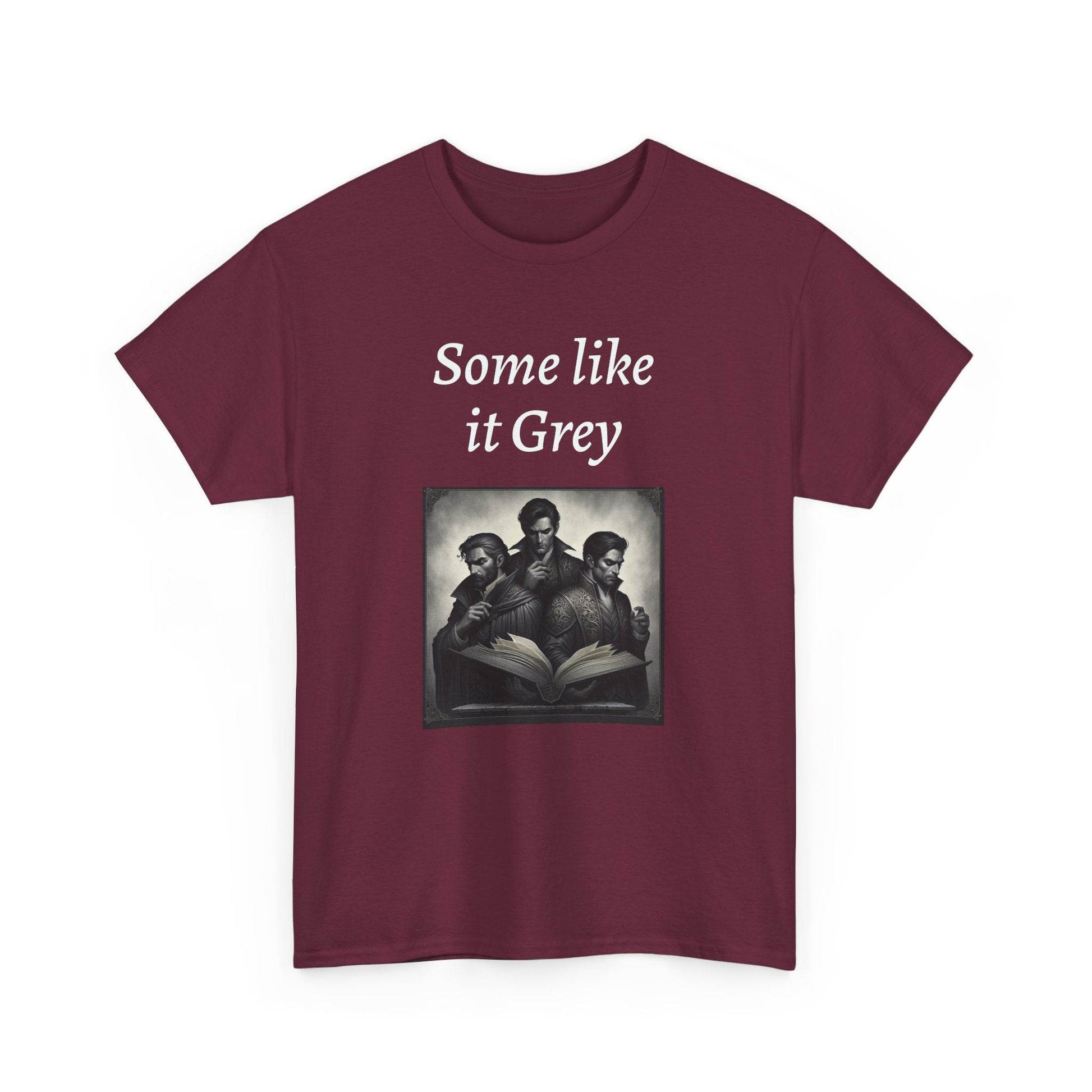 Like it Grey - Graphic Tee - Unisex Heavy Cotton T-Shirt for Book Lovers - The Dreamer's Bookshop.