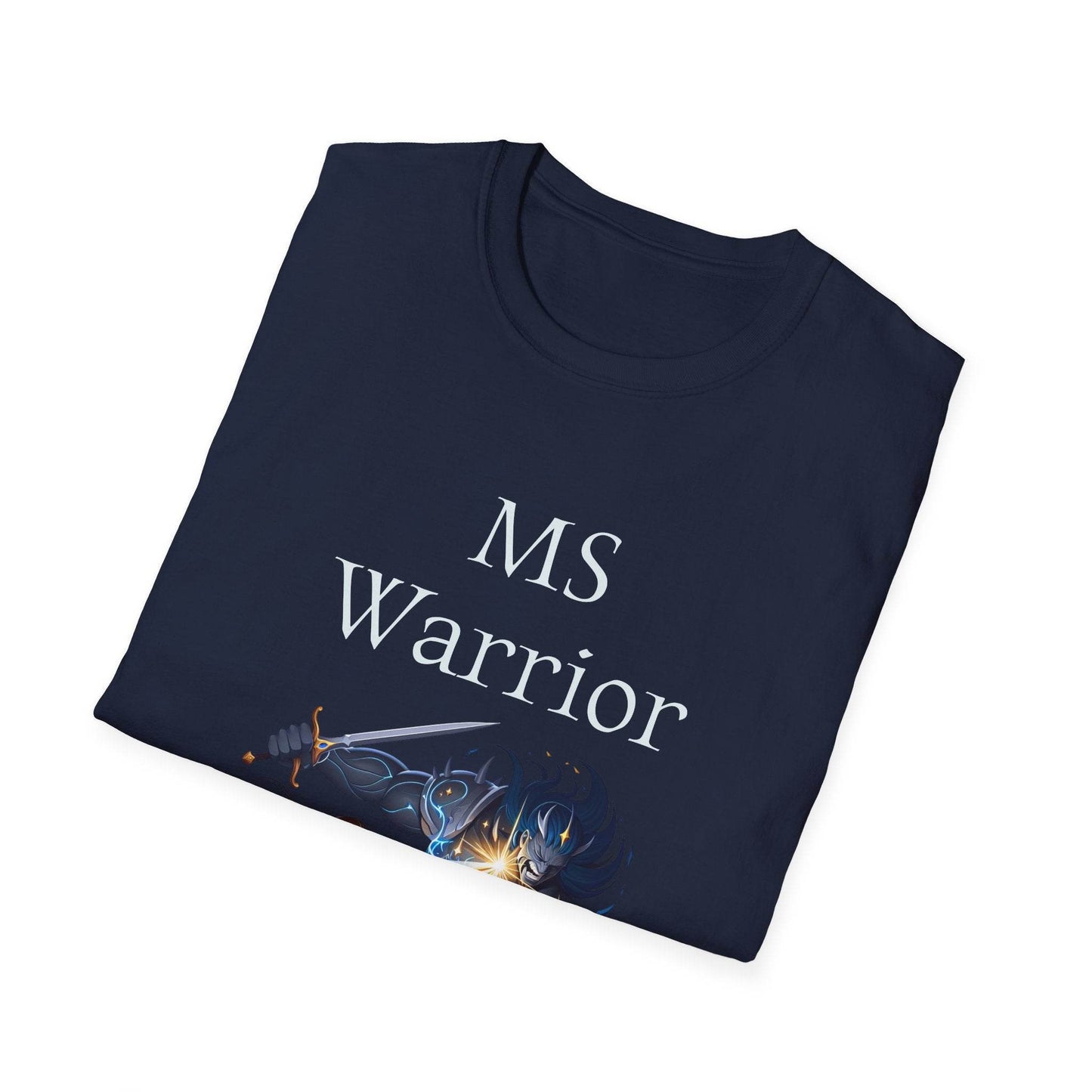 M.S. Warrior Unisex Softstyle T-Shirt - Empowering Battle for Women's Health - The Dreamer's Bookshop.
