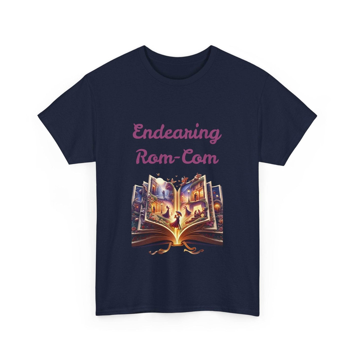 Endearing - Unisex Heavy Cotton Tee - Rom-Com Books - The Dreamer's Bookshop.
