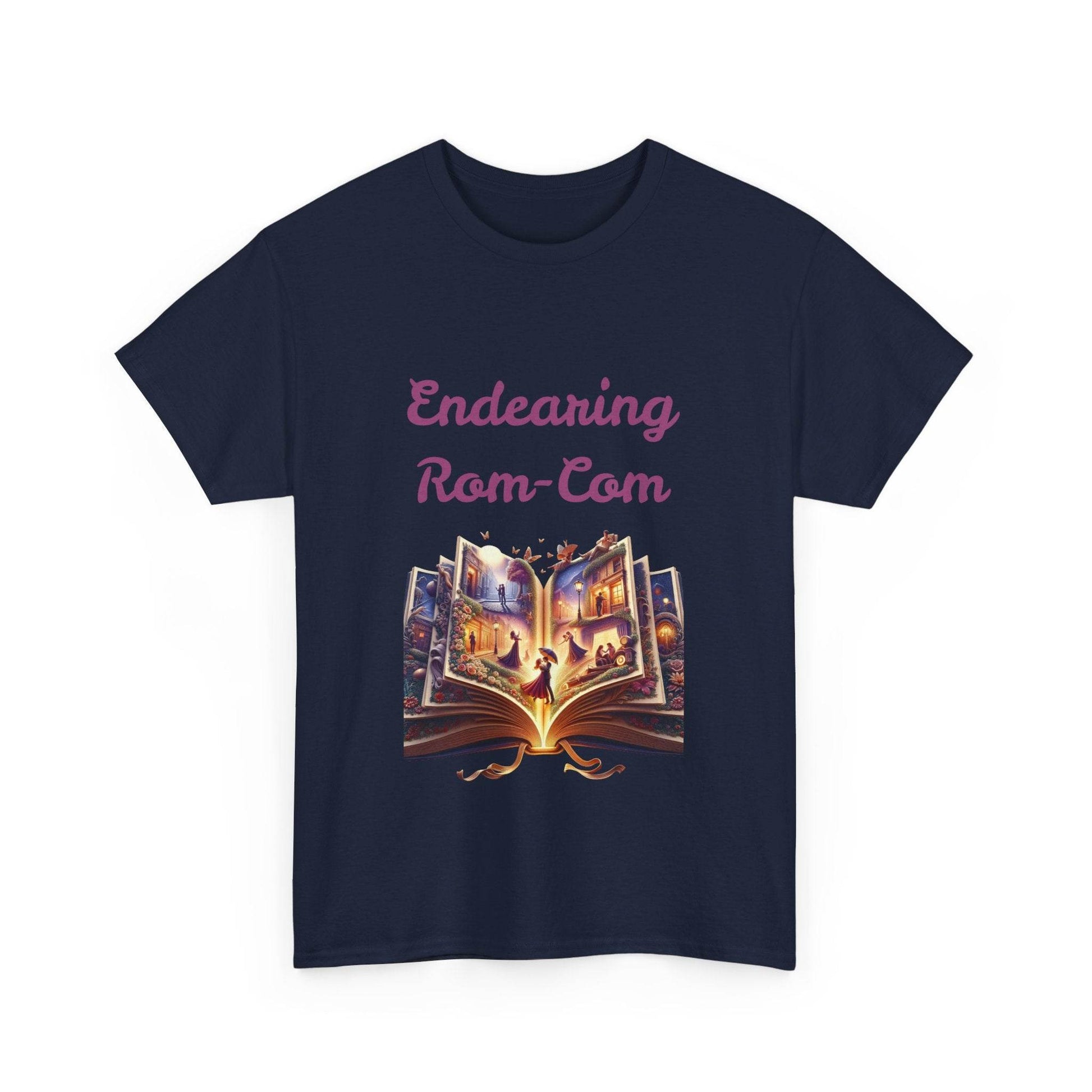 Endearing - Unisex Heavy Cotton Tee - Rom-Com Books - The Dreamer's Bookshop.