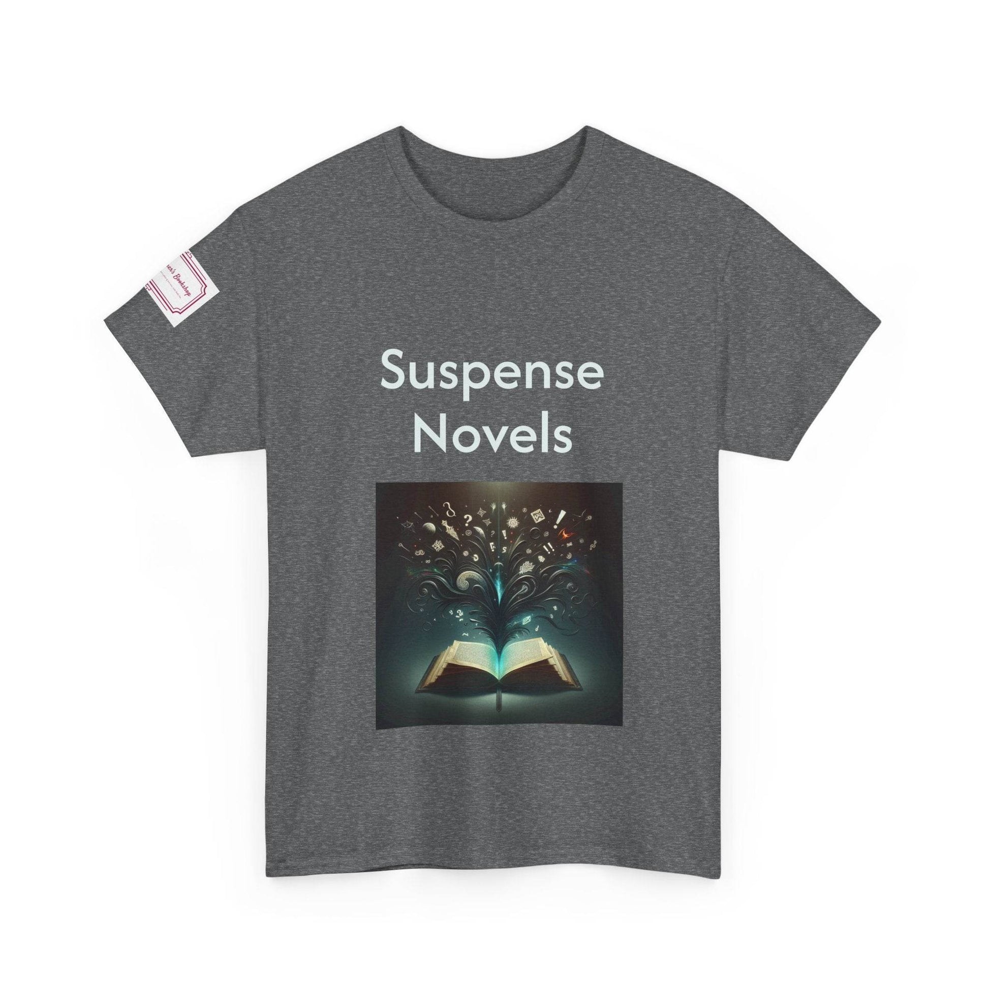 Fiction - Graphic Unisex Heavy Cotton Tee - Suspense Novels - The Dreamer's Bookshop.