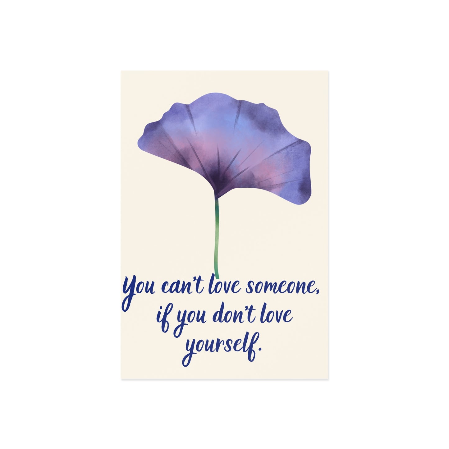 The Dreamer's Bookshop - Love Yourself Card "You Can' Love" - The Dreamer's Bookshop.