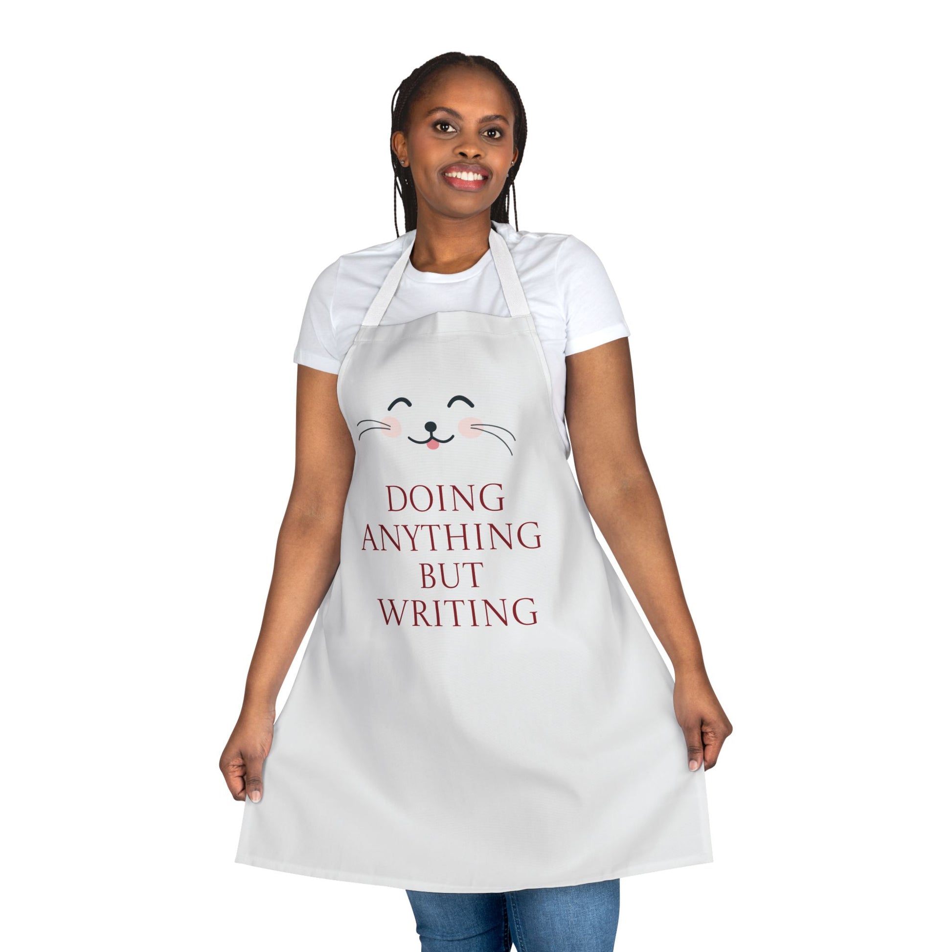 Fun Writing Apron with 5-Color Straps | "Doing Anything But Writing" - The Dreamer's Bookshop.