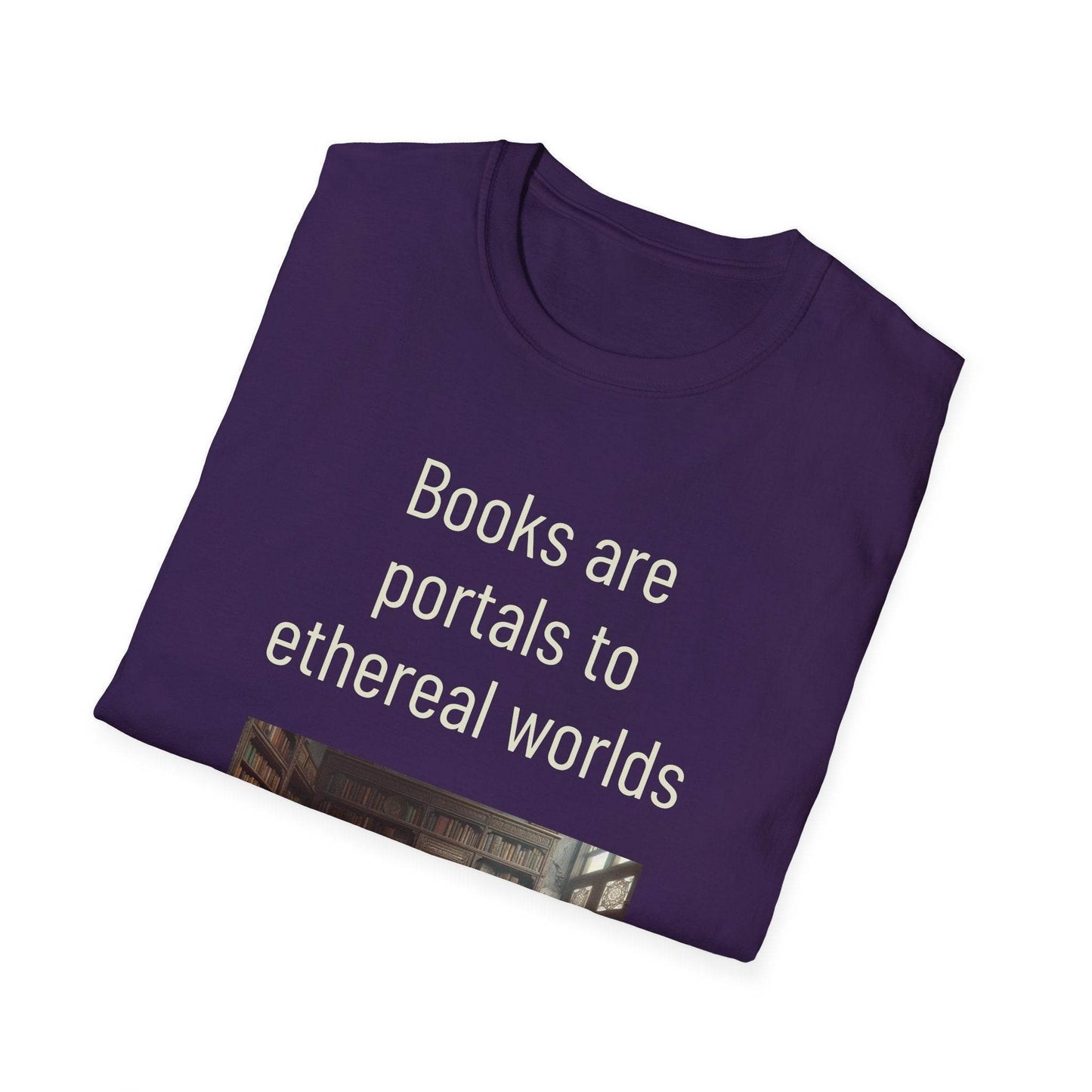 Unisex Softstyle T-Shirt - 'Portals' Inspirational - The Dreamer's Bookshop.
