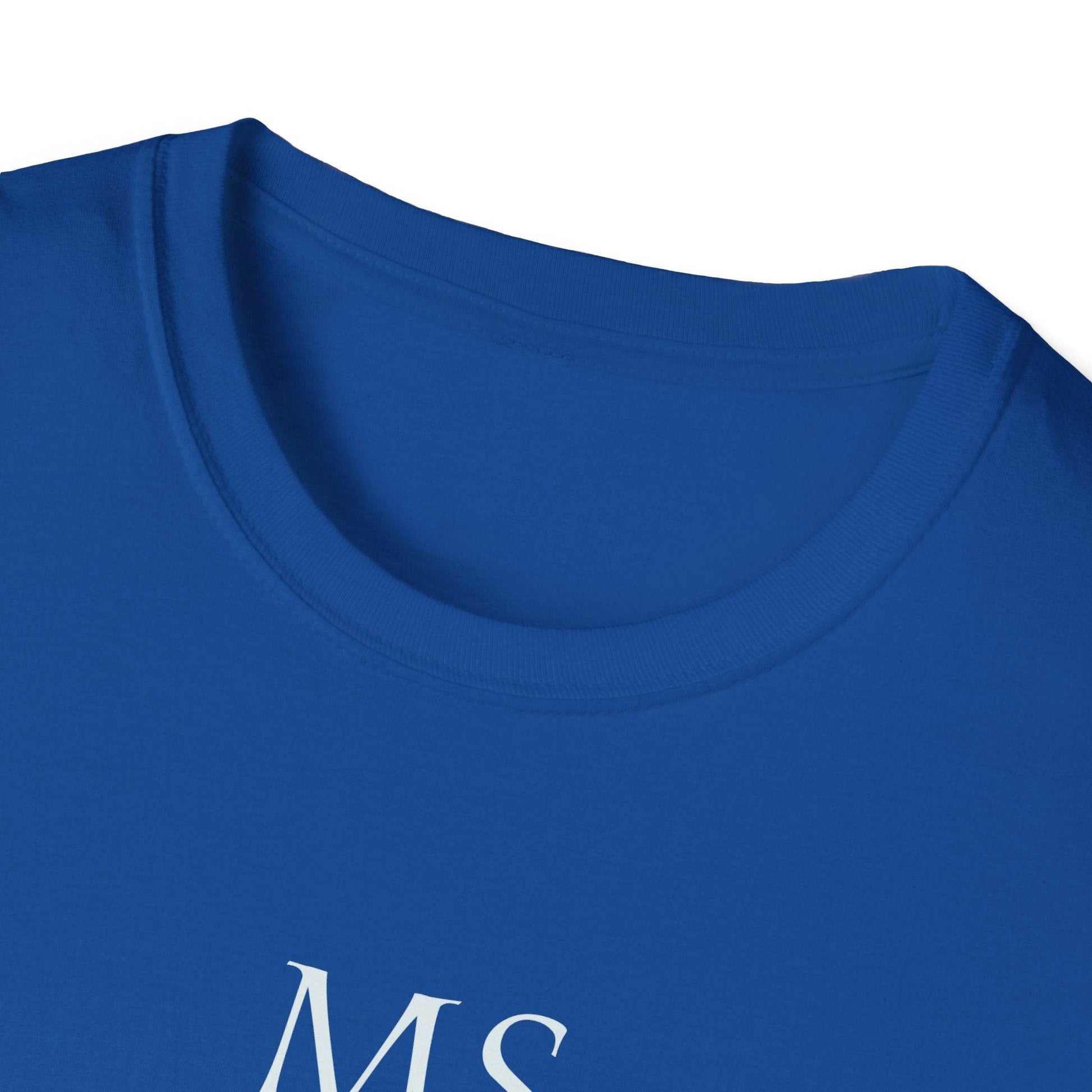 M.S. Warrior Unisex Softstyle T-Shirt - Empowering Battle for Women's Health - The Dreamer's Bookshop.