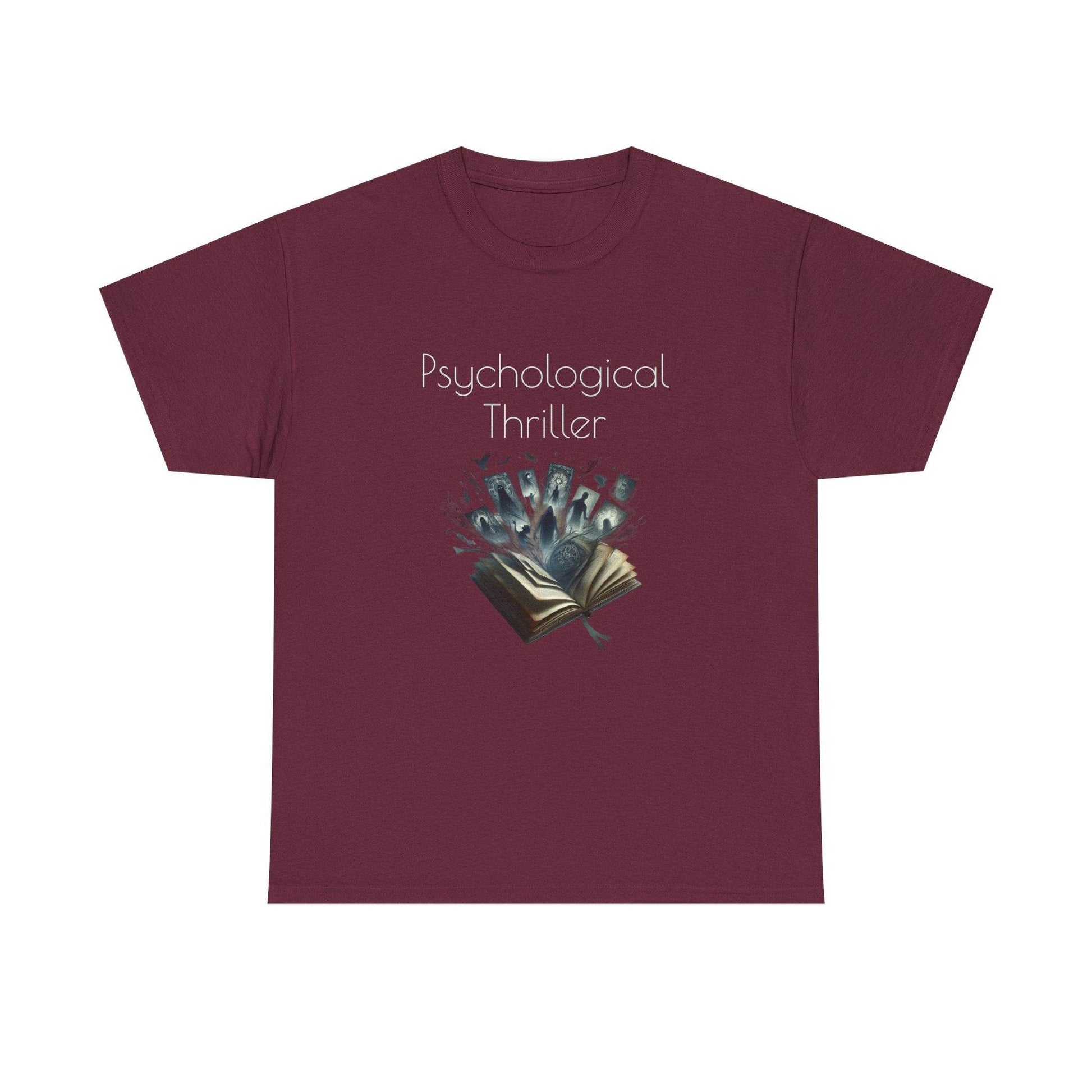 Fiction - Graphic Tee - Unisex Heavy Cotton T-Shirt Psychological Thriller - The Dreamer's Bookshop.
