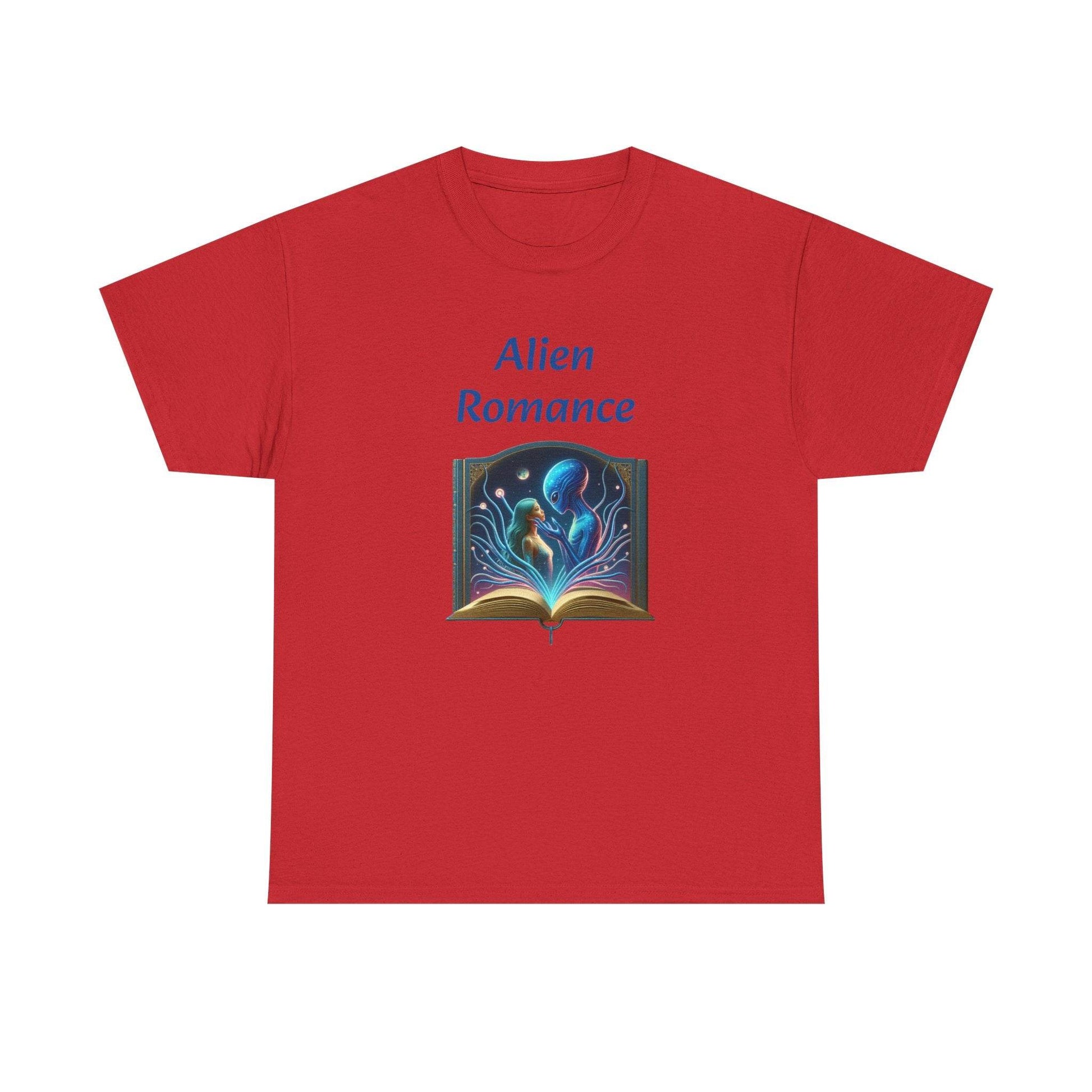 Sci-Fi - Graphic Tee - Unisex Heavy Cotton T-Shirt Alien Romance Books - The Dreamer's Bookshop.