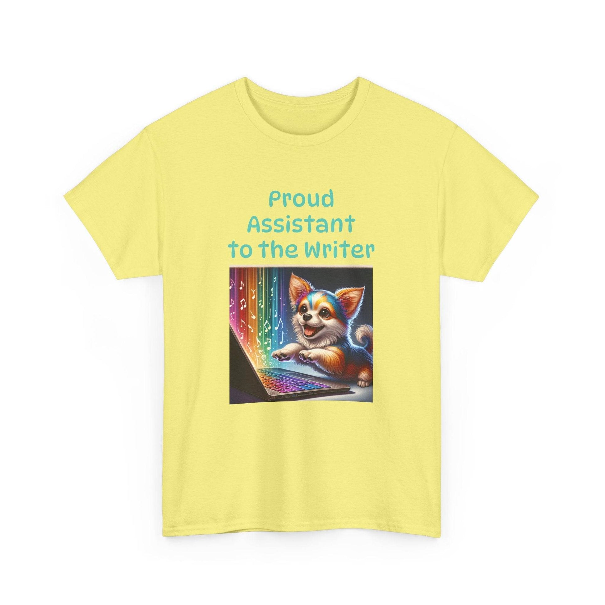 Assistant Writer - A Unisex Heavy Cotton Tee - Perfect Gift for Book Lovers - The Dreamer's Bookshop.