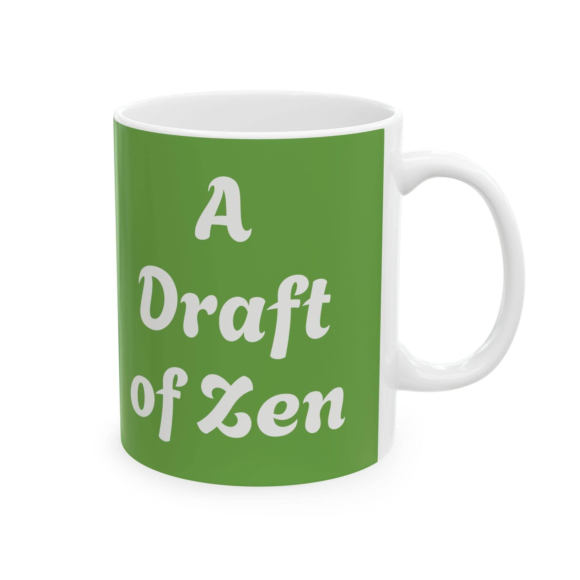 A Draft of Zen Ceramic Mug - Perfect Gift for Motivation and Inspiration - The Dreamer's Bookshop.