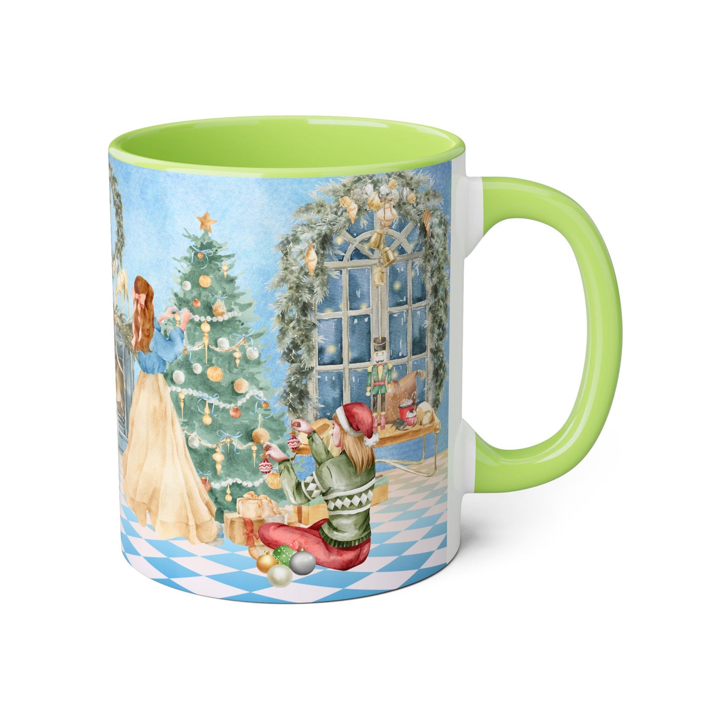 Christmas Tree Decoration Coffee Mug - 11oz Cup tis the Season