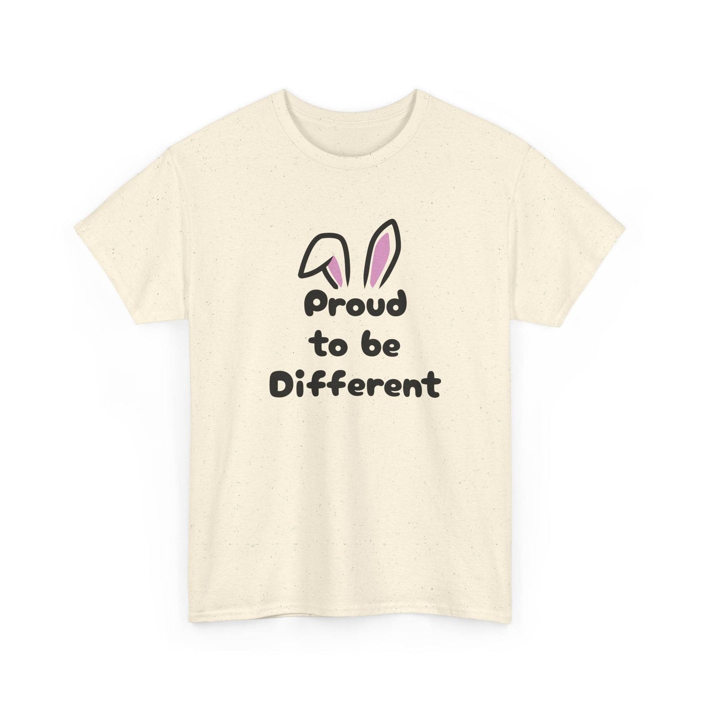 Proud to be Different Unisex Heavy Cotton Tee - Celebrate Individuality & Self-Expression - The Dreamer's Bookshop.