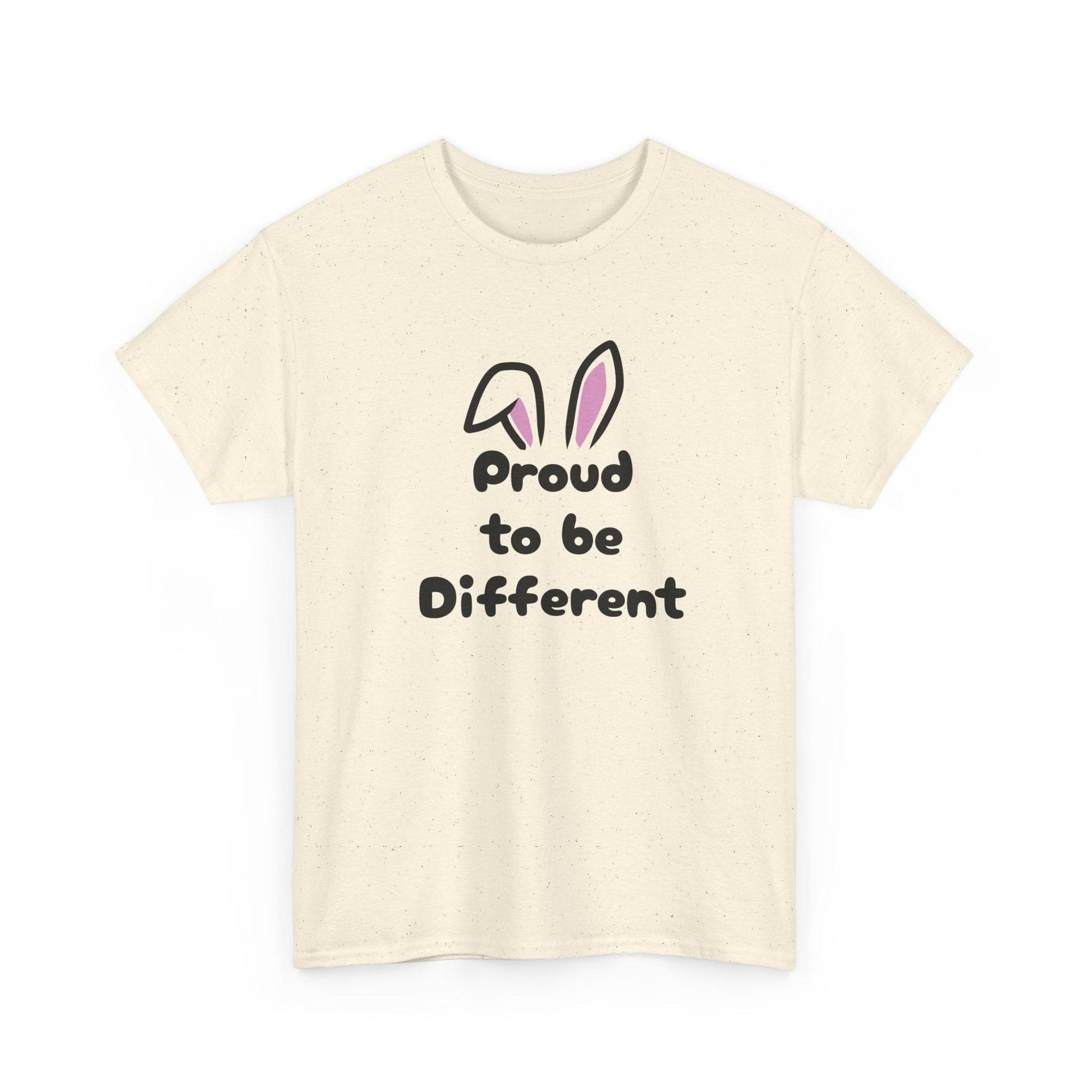 Proud to be Different Unisex Heavy Cotton Tee - Celebrate Individuality & Self-Expression - The Dreamer's Bookshop.