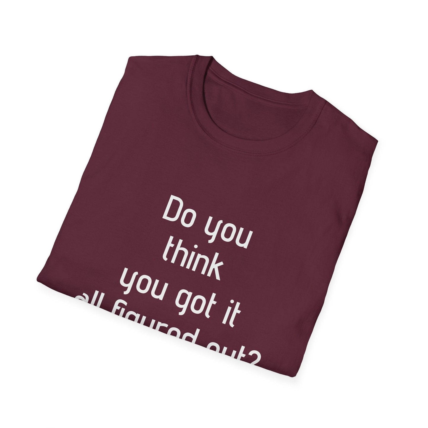 Unisex Softstyle T-Shirt - 'Think Again' - The Dreamer's Bookshop.