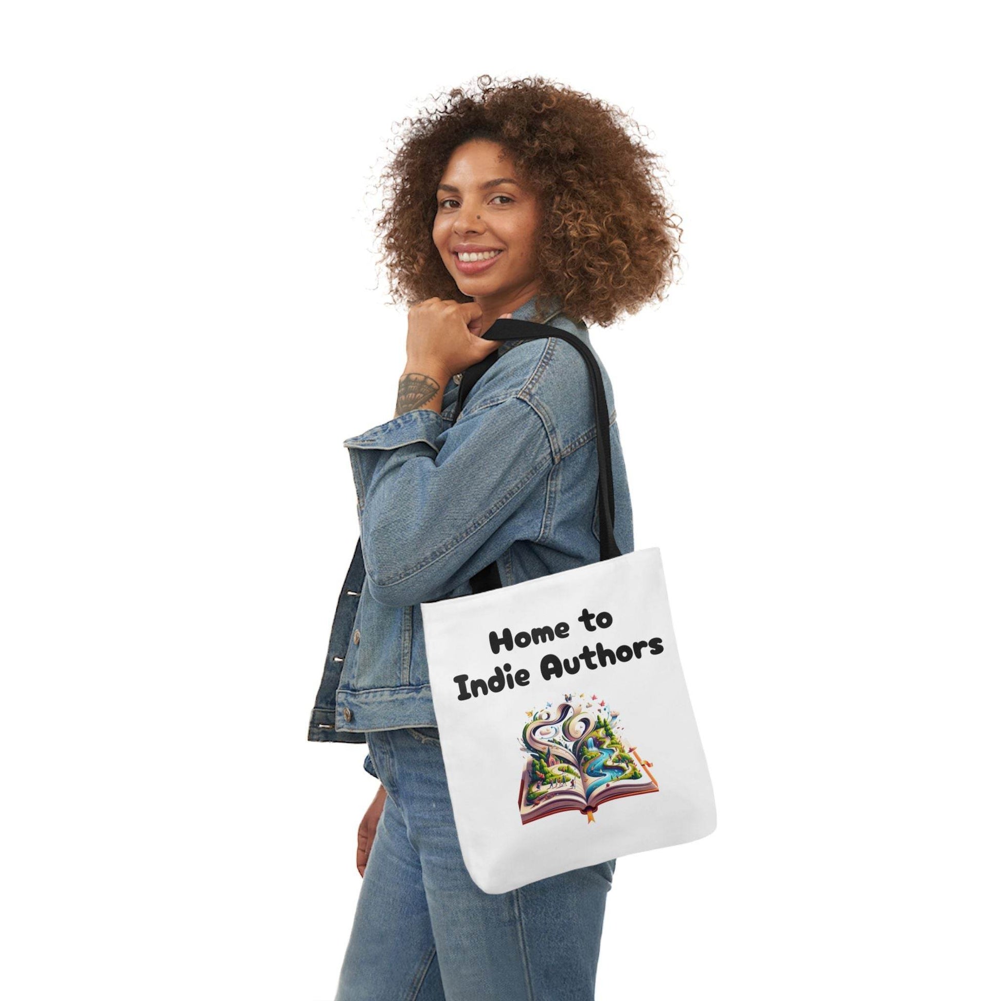 Home to Indie Authors Tote Bag - Perfect Gift for Book Lovers - The Dreamer's Bookshop.