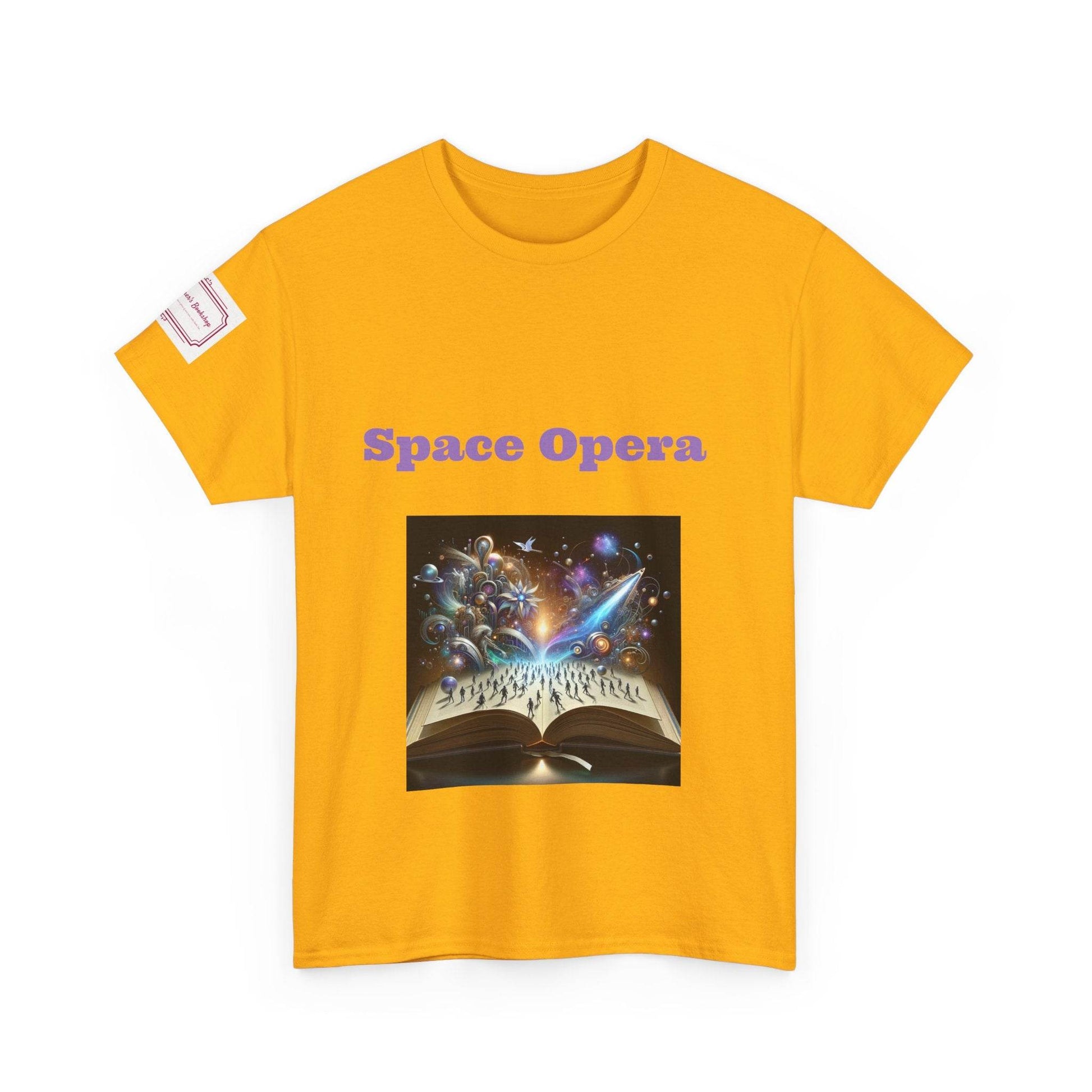 Space Opera - Unisex Heavy Cotton Tee - Sci-Fi Books - The Dreamer's Bookshop.