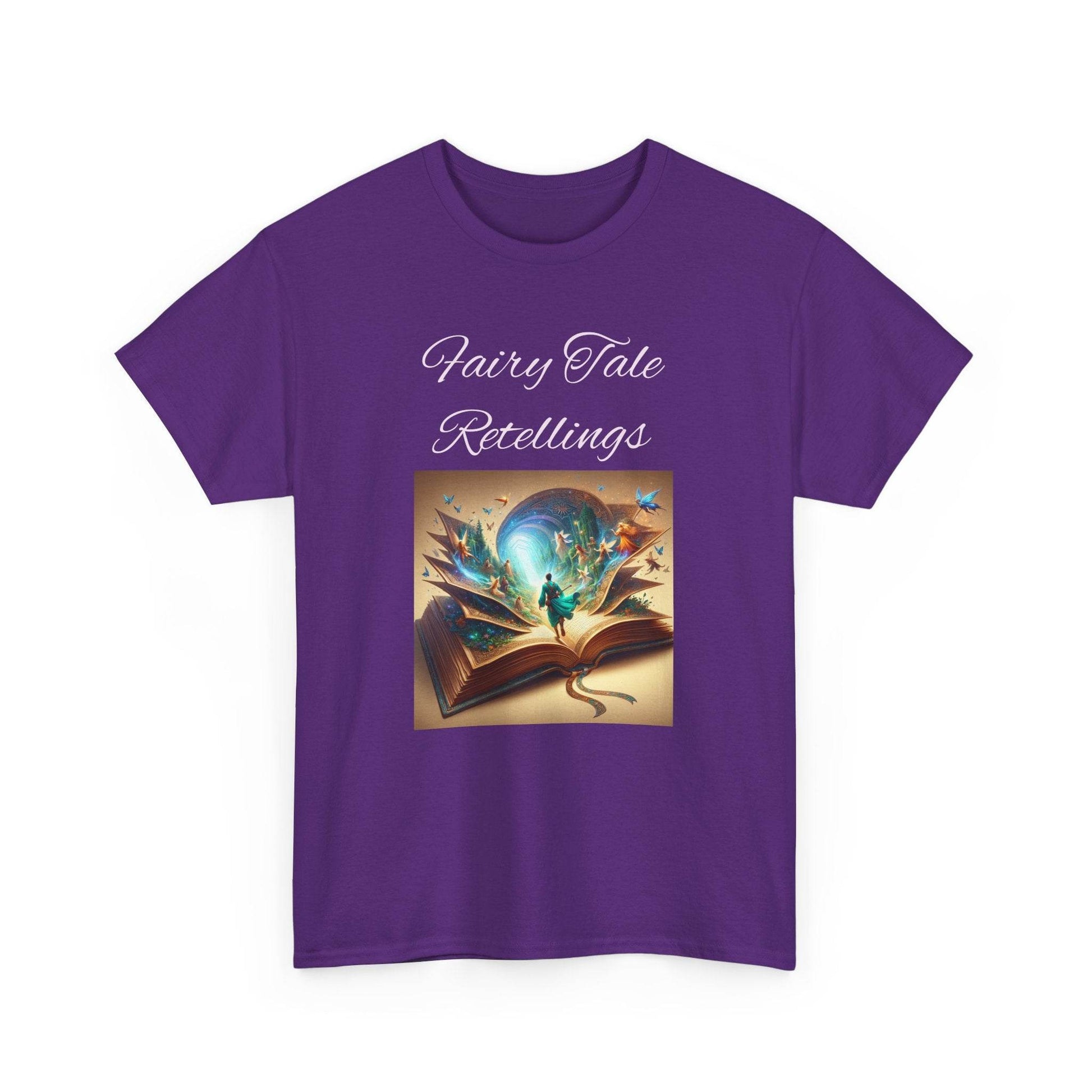 Fiction - Graphic Tee - Unisex Heavy Cotton T-Shirt - Fairy Tale Retellings - The Dreamer's Bookshop.