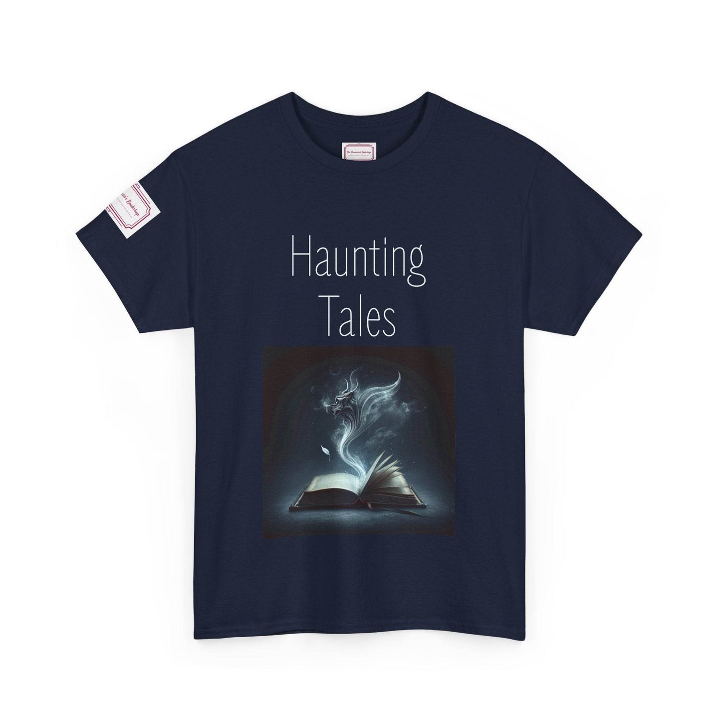 Haunting Tales - Unisex Heavy Cotton Tee - Perfect for Book Lovers - The Dreamer's Bookshop.