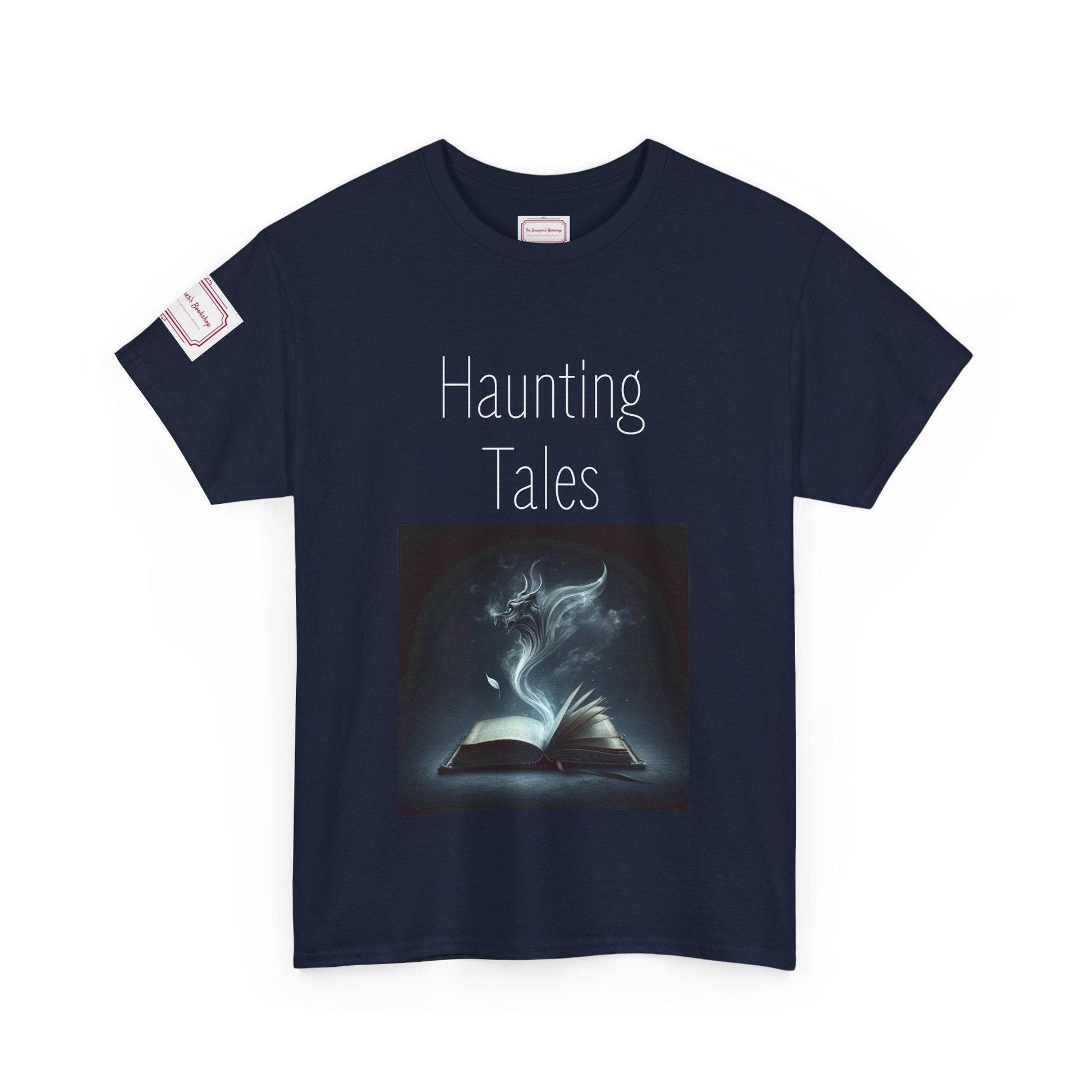 Haunting Tales - Unisex Heavy Cotton Tee - Perfect for Book Lovers - The Dreamer's Bookshop.