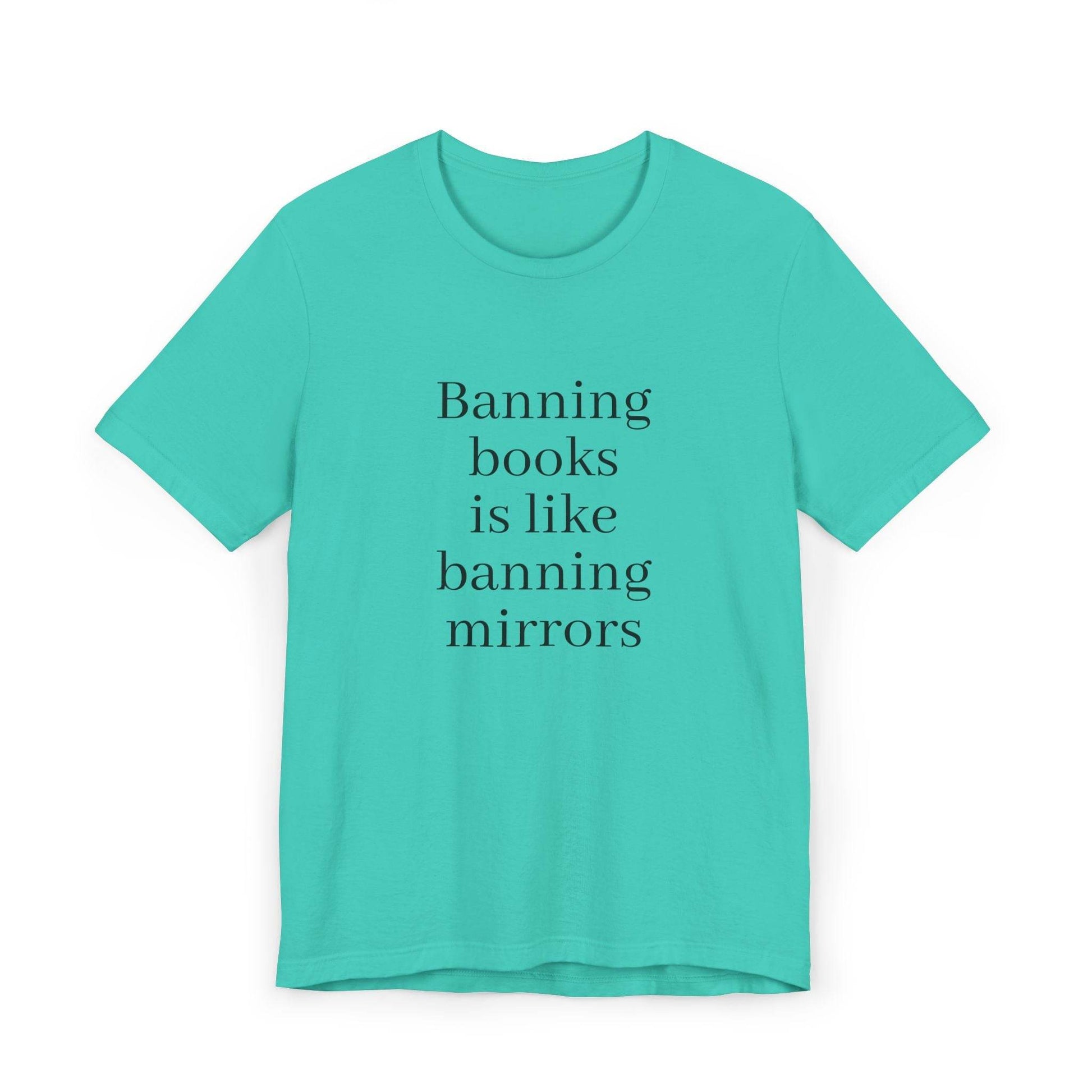 Unisex Jersey T-Shirt - Banning Books Vibe - The Dreamer's Bookshop.