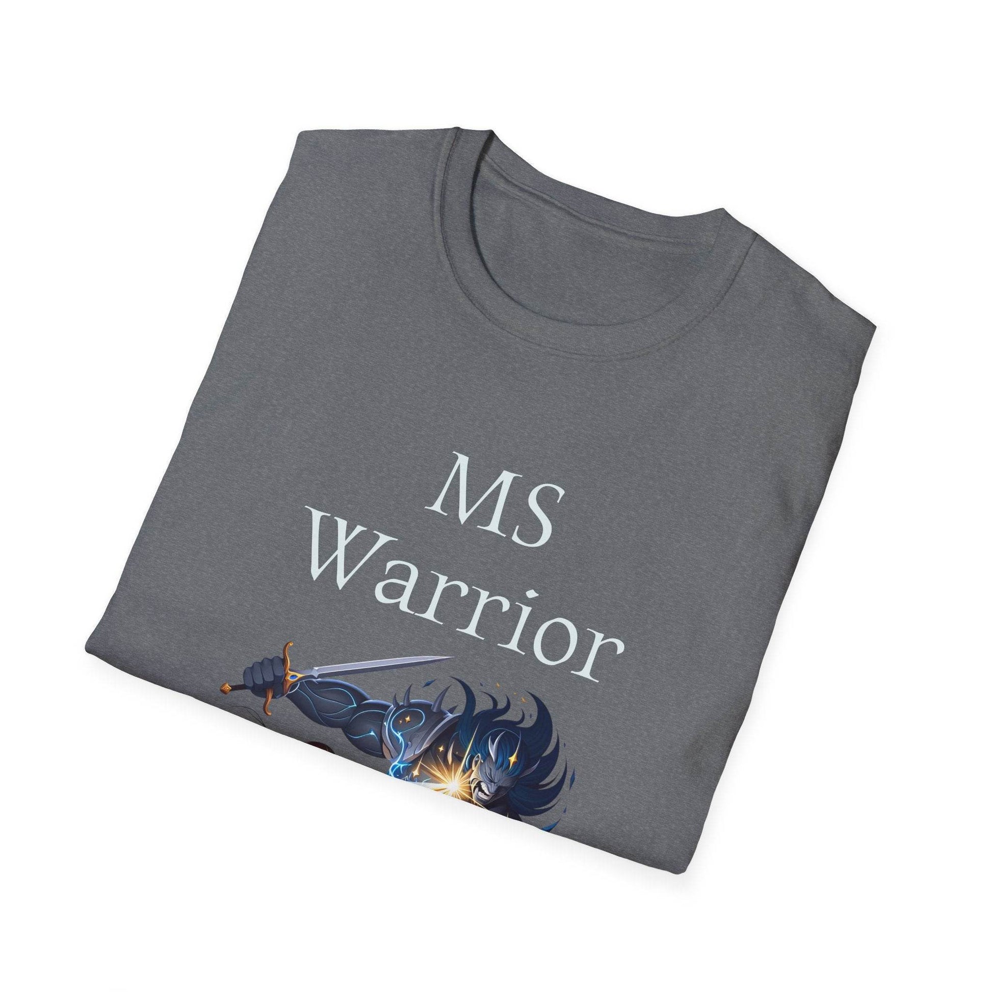 M.S. Warrior Unisex Softstyle T-Shirt - Empowering Battle for Women's Health - The Dreamer's Bookshop.