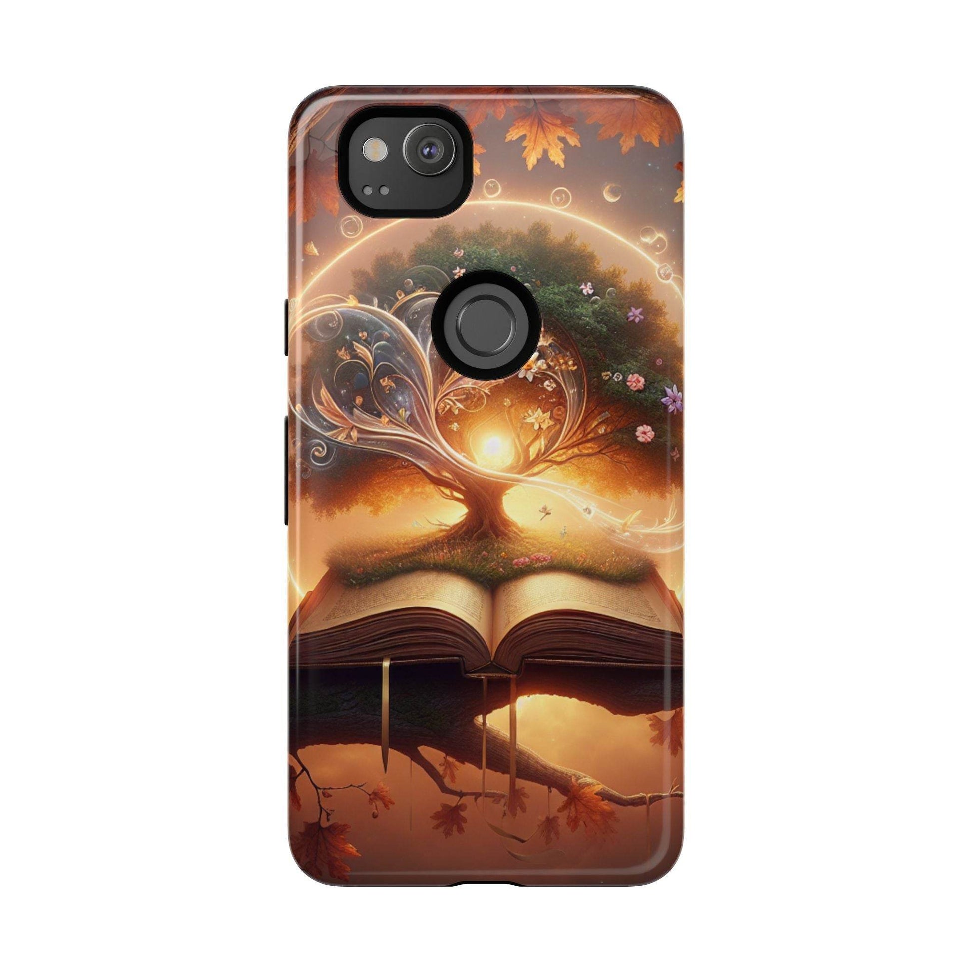 Google & Samsung - Artistic Phone Case with BookishTree Design - Tough Cases - The Dreamer's Bookshop.