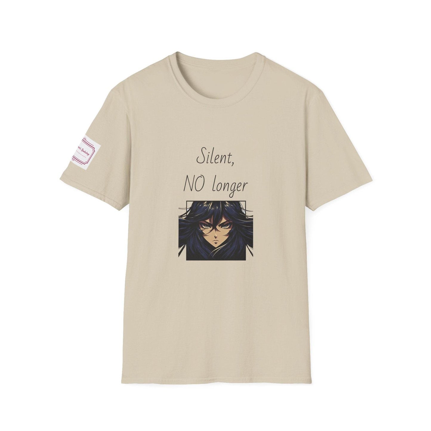 Fierce Survivor Unisex Softstyle T-Shirt - 'Silent, NO longer' - The Dreamer's Bookshop.