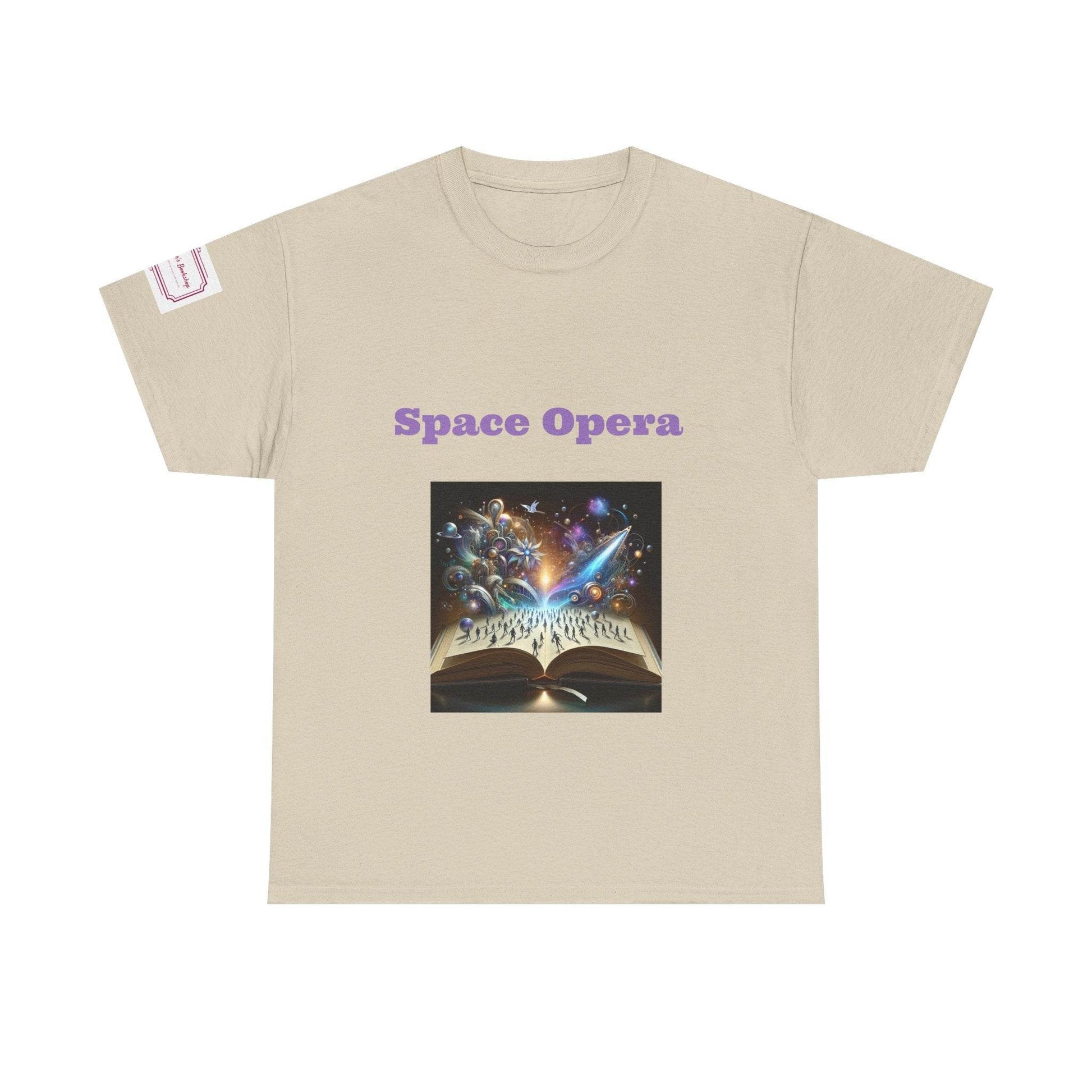 Space Opera - Unisex Heavy Cotton Tee - Sci-Fi Books - The Dreamer's Bookshop.