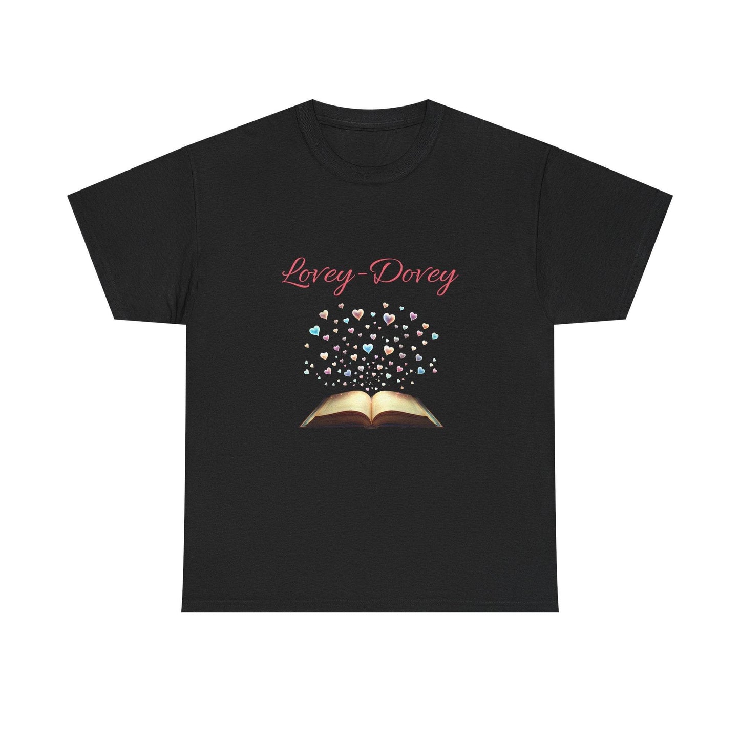 Lovey-Dovey - Graphic Tee - Unisex Heavy Cotton T-Shirt for Book Lovers - The Dreamer's Bookshop.