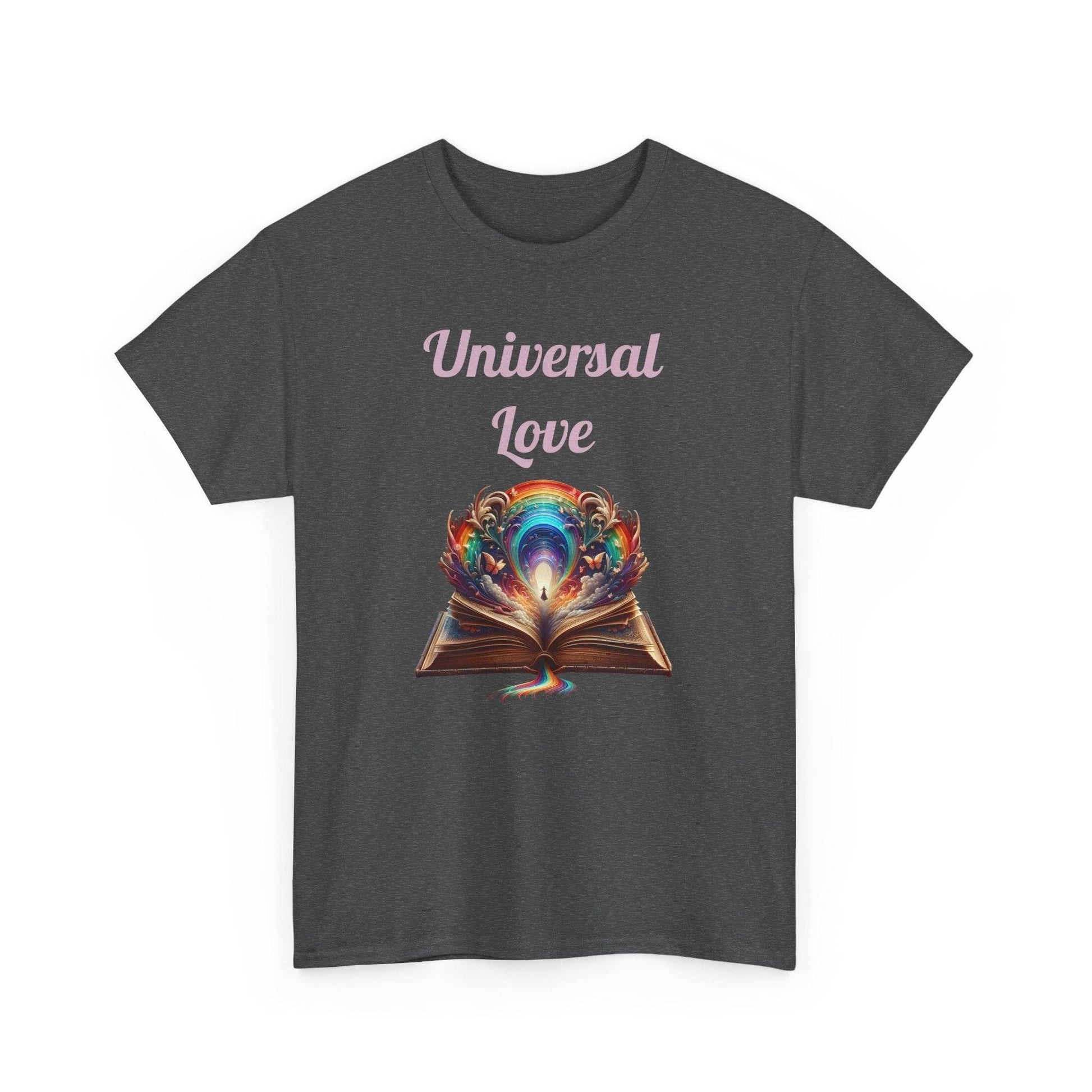 Universal Love - Graphic Tee - Unisex Heavy Cotton T-Shirt Queer Romance Books - The Dreamer's Bookshop.