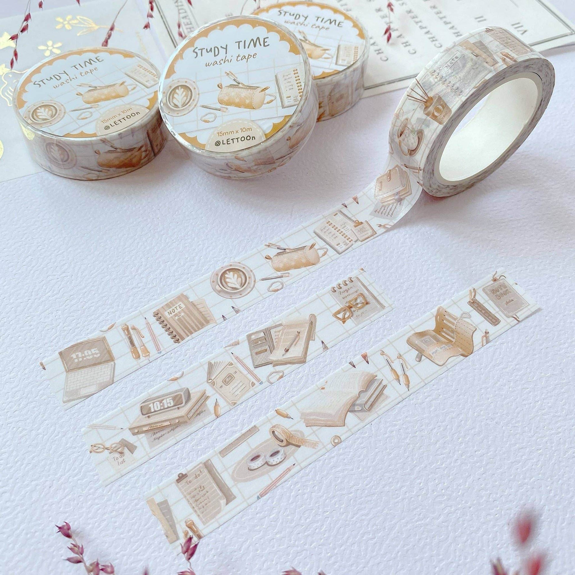 LETTOOn - Washi Tape - Studietijd - The Dreamer's Bookshop.